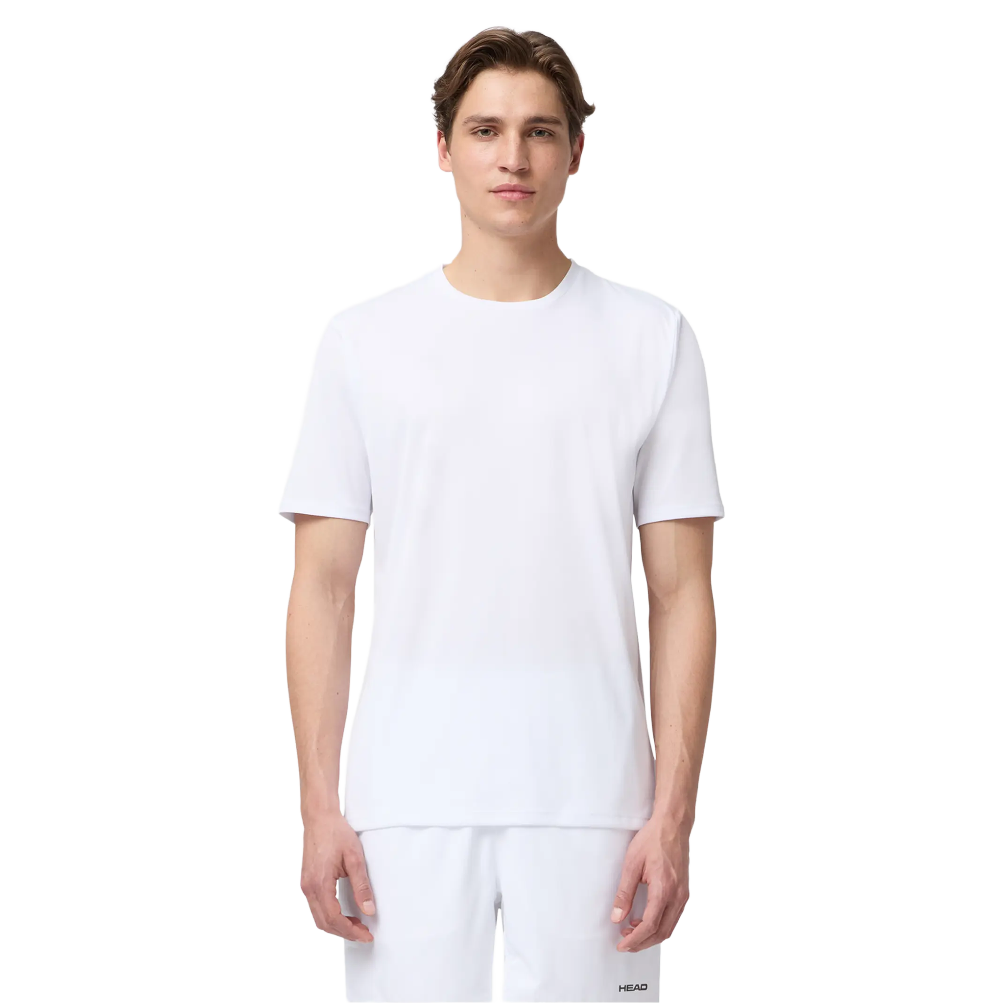 Head Simple T-Shirt Men's White