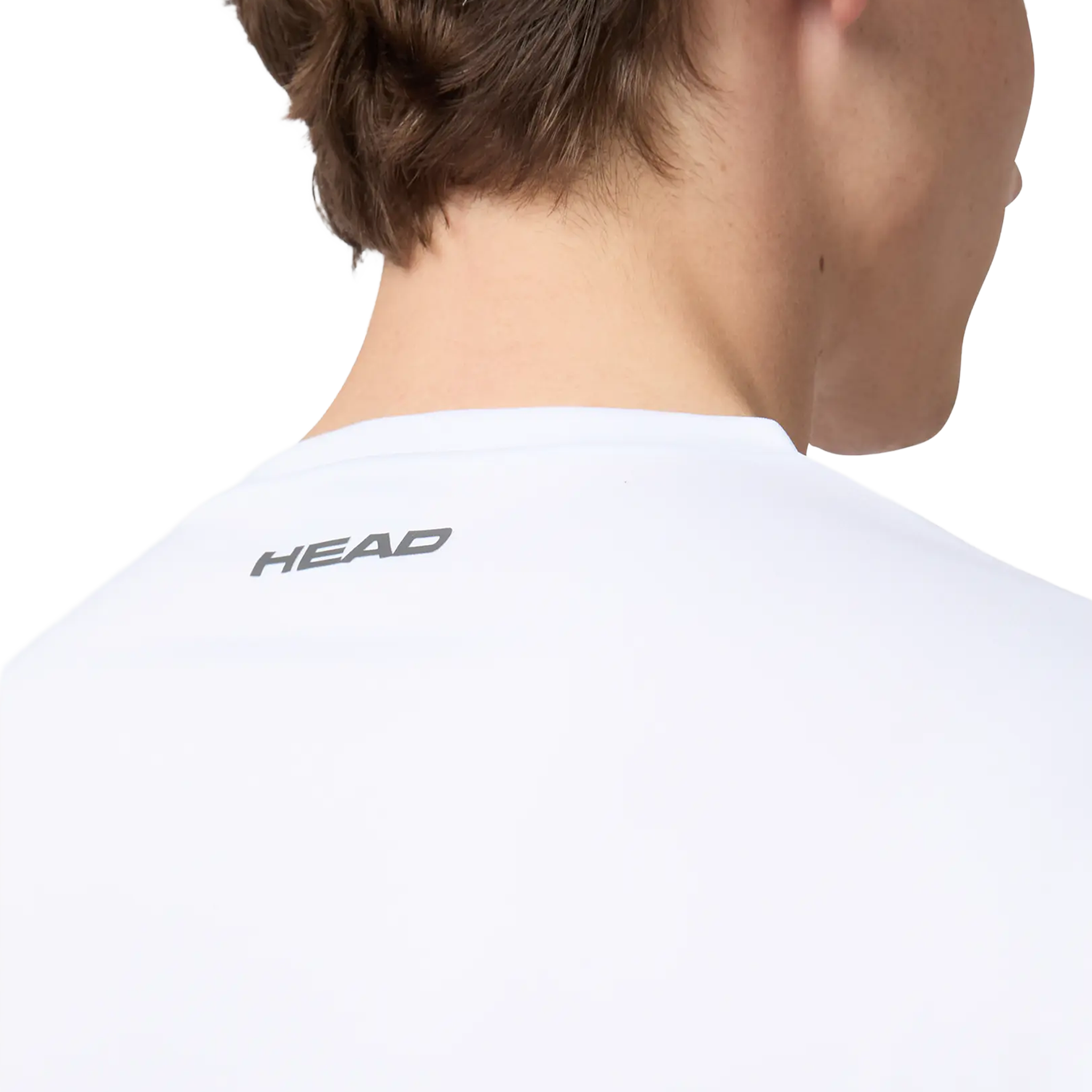 Head Simple T-Shirt Men's White