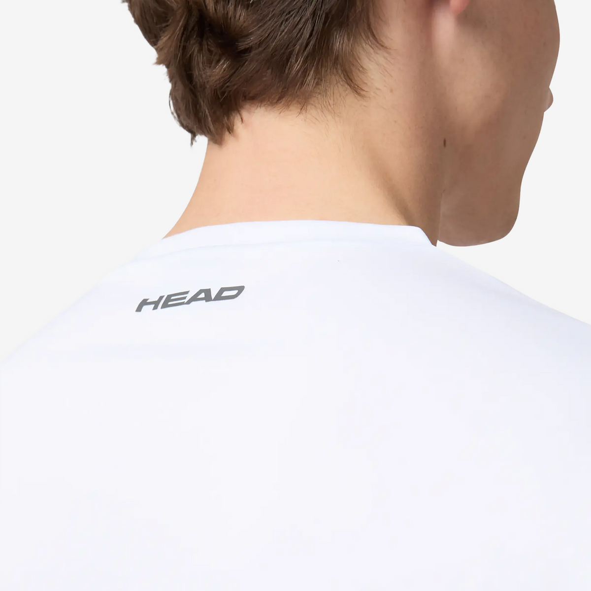 Head Simple T-Shirt Men's White