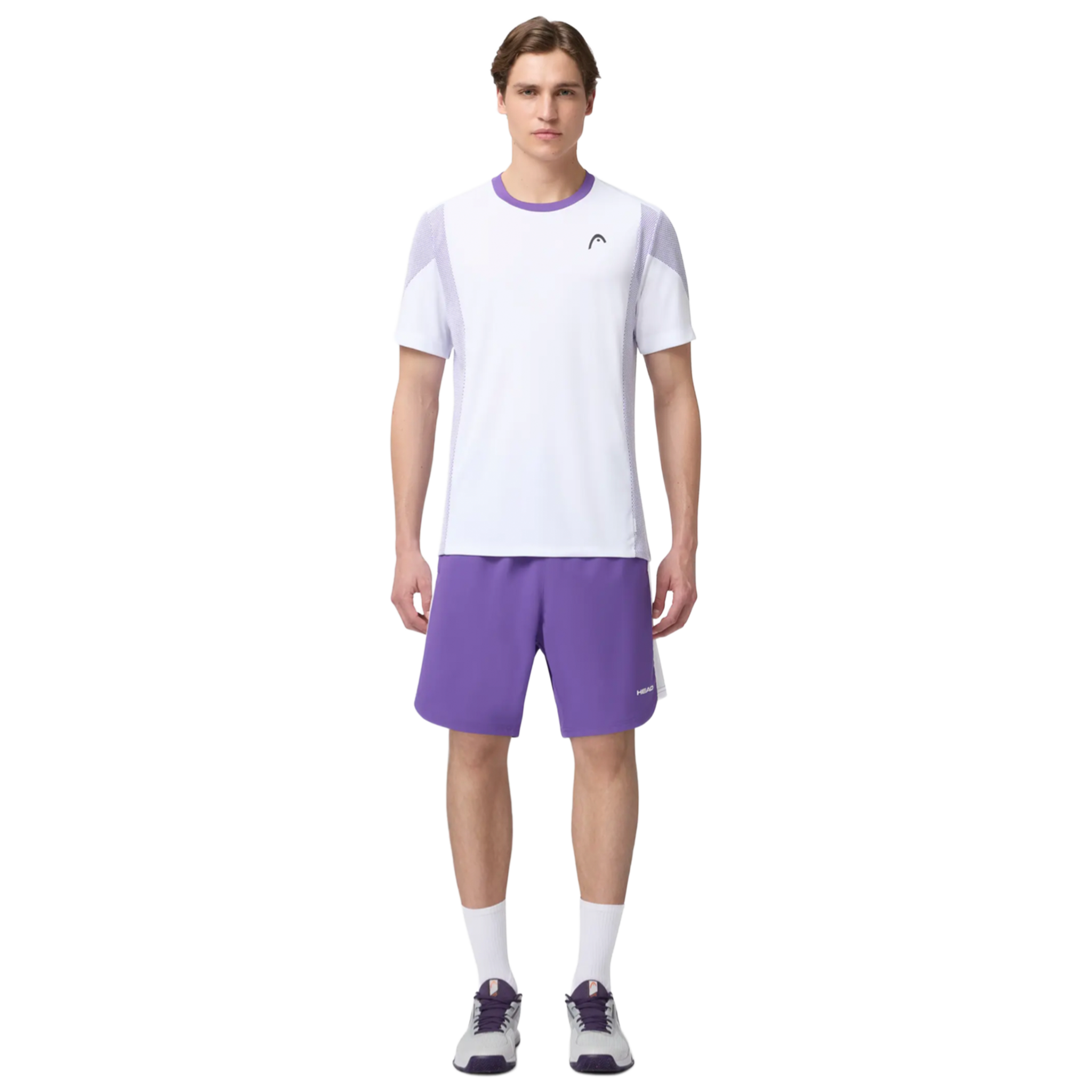 Head Slice T-Shirt Men's White/Purple