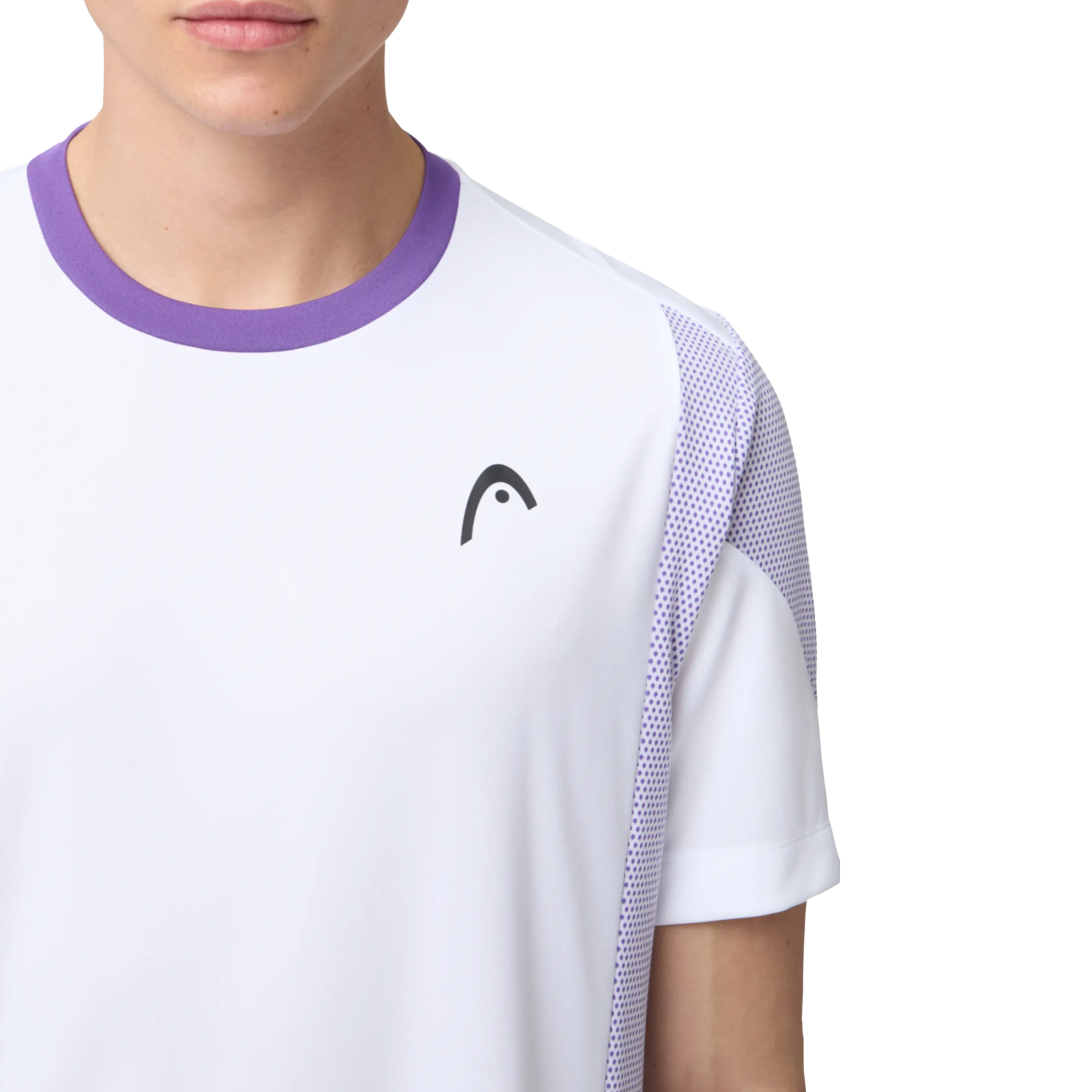 Head Slice T-Shirt Men's White/Purple