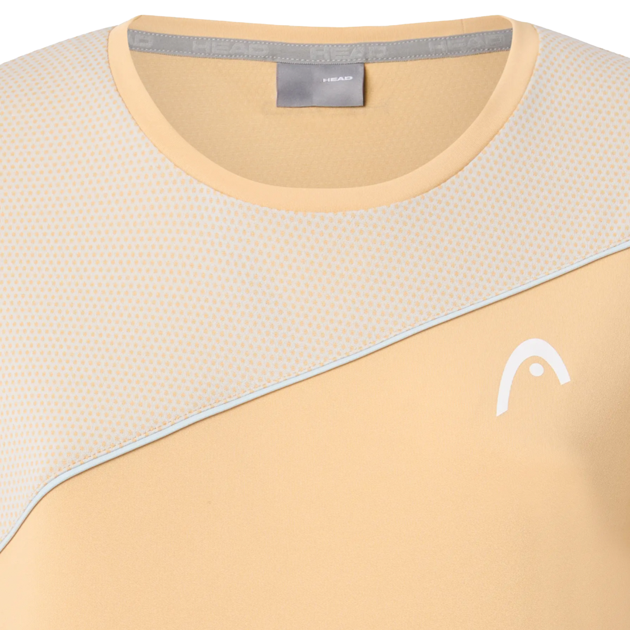 Head Tie-Break T-Shirt Women's Apricot/Light Blue