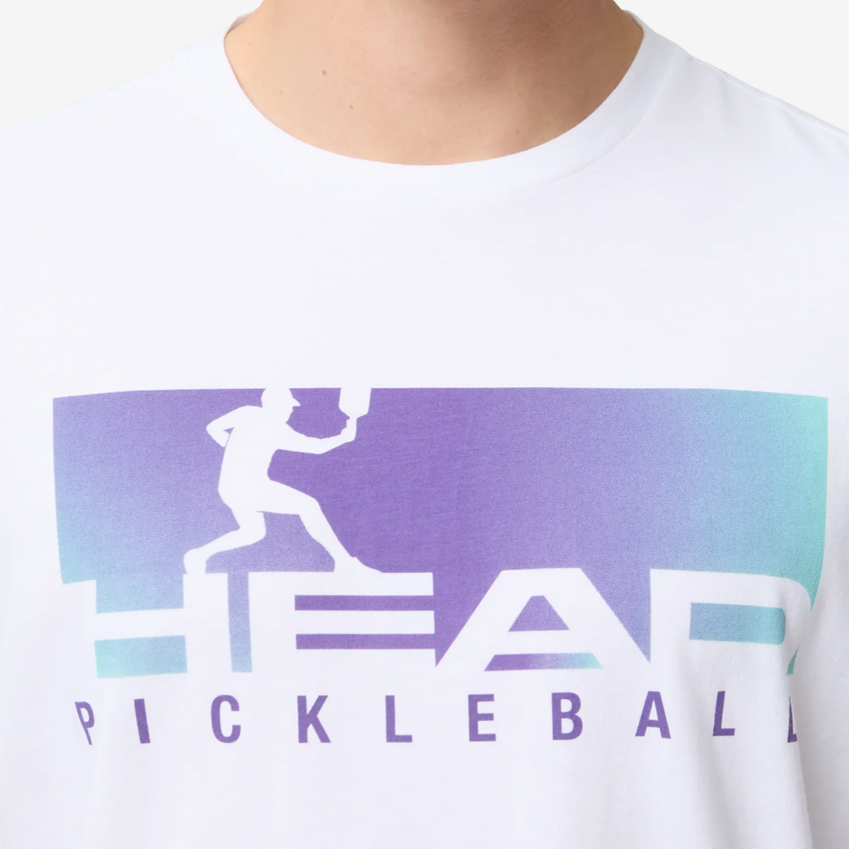 Head Vision T-Shirt Men's White/Purple