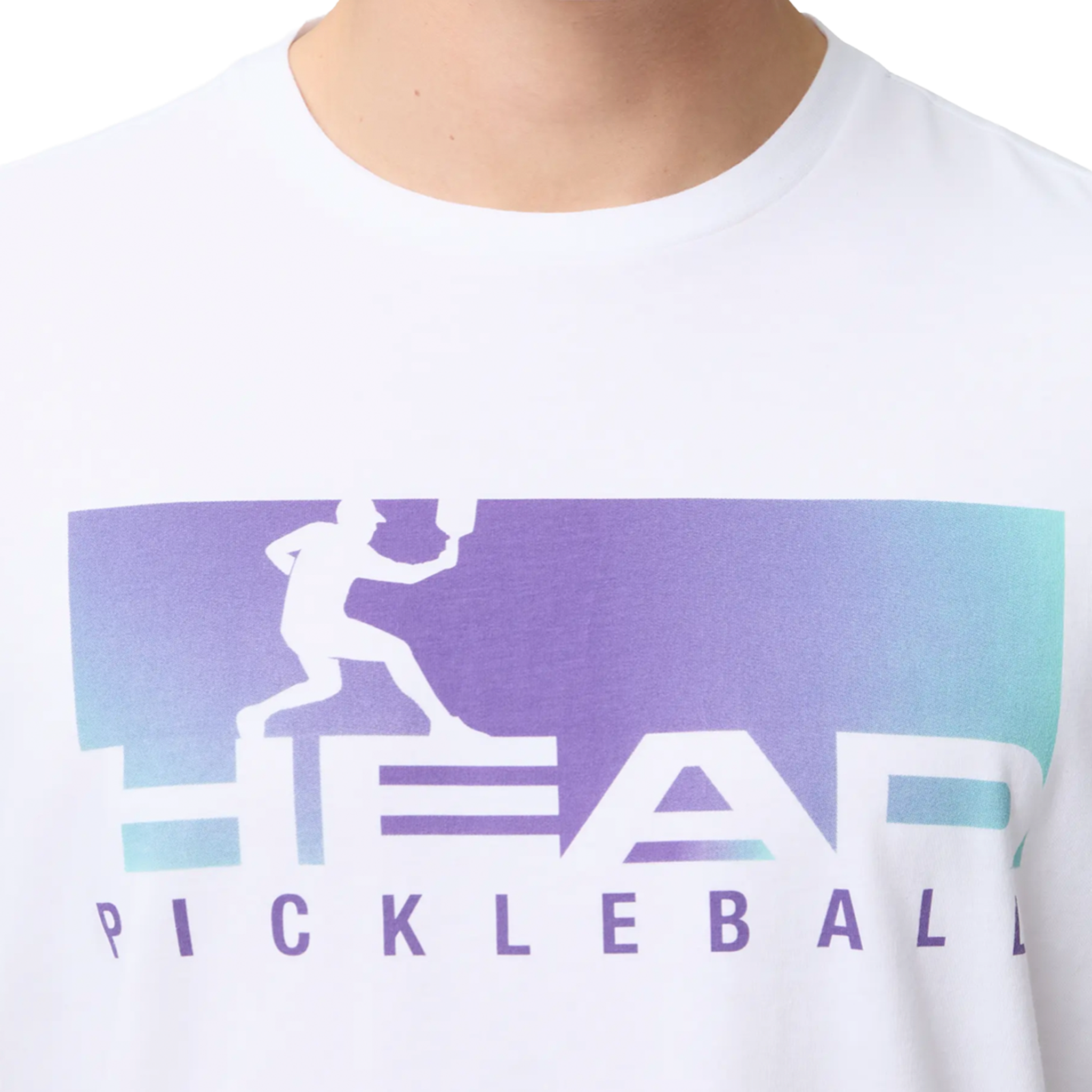 Head Vision T-Shirt Men's White/Purple