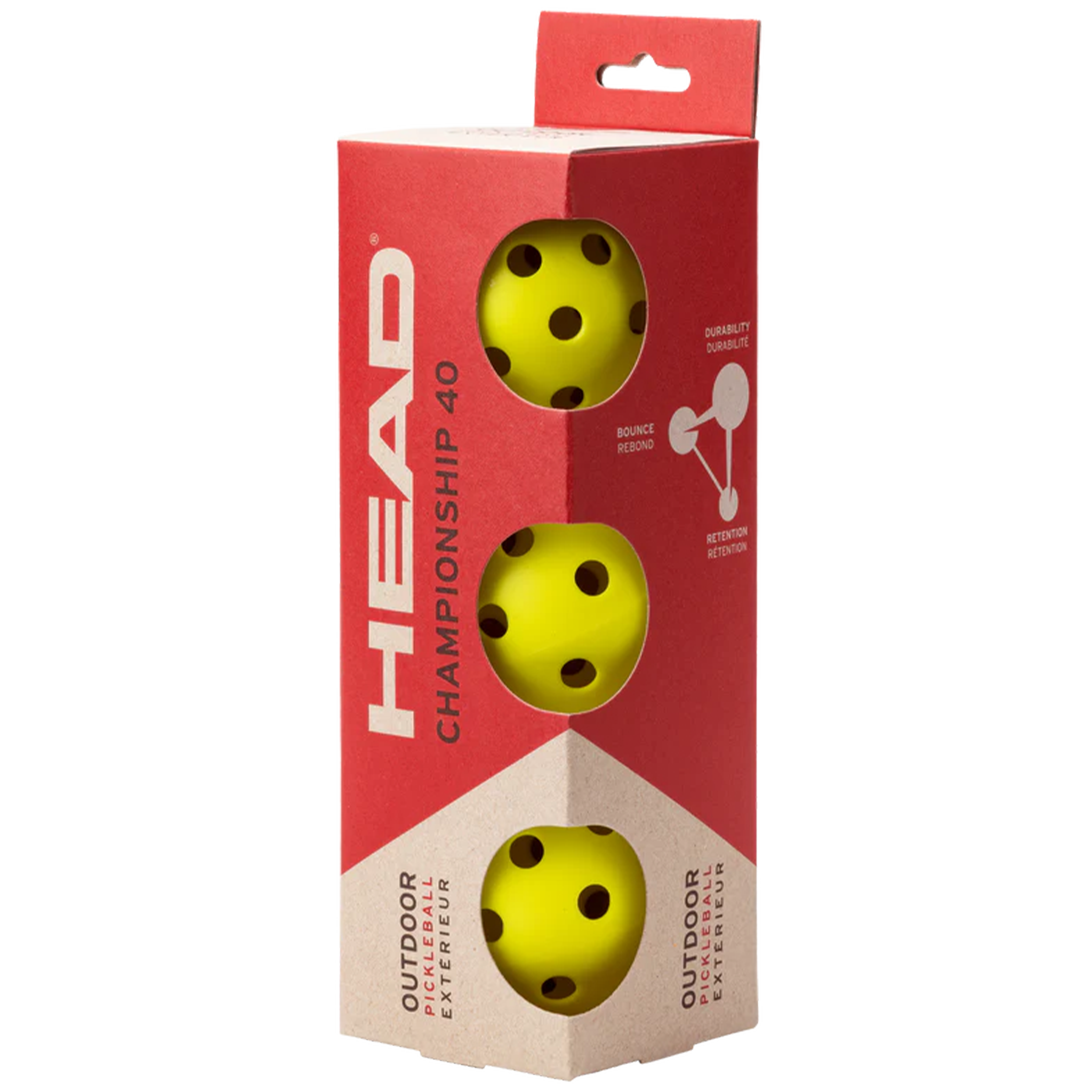 Head Championship 26 Indoor Pickleballs (3 Pack)
