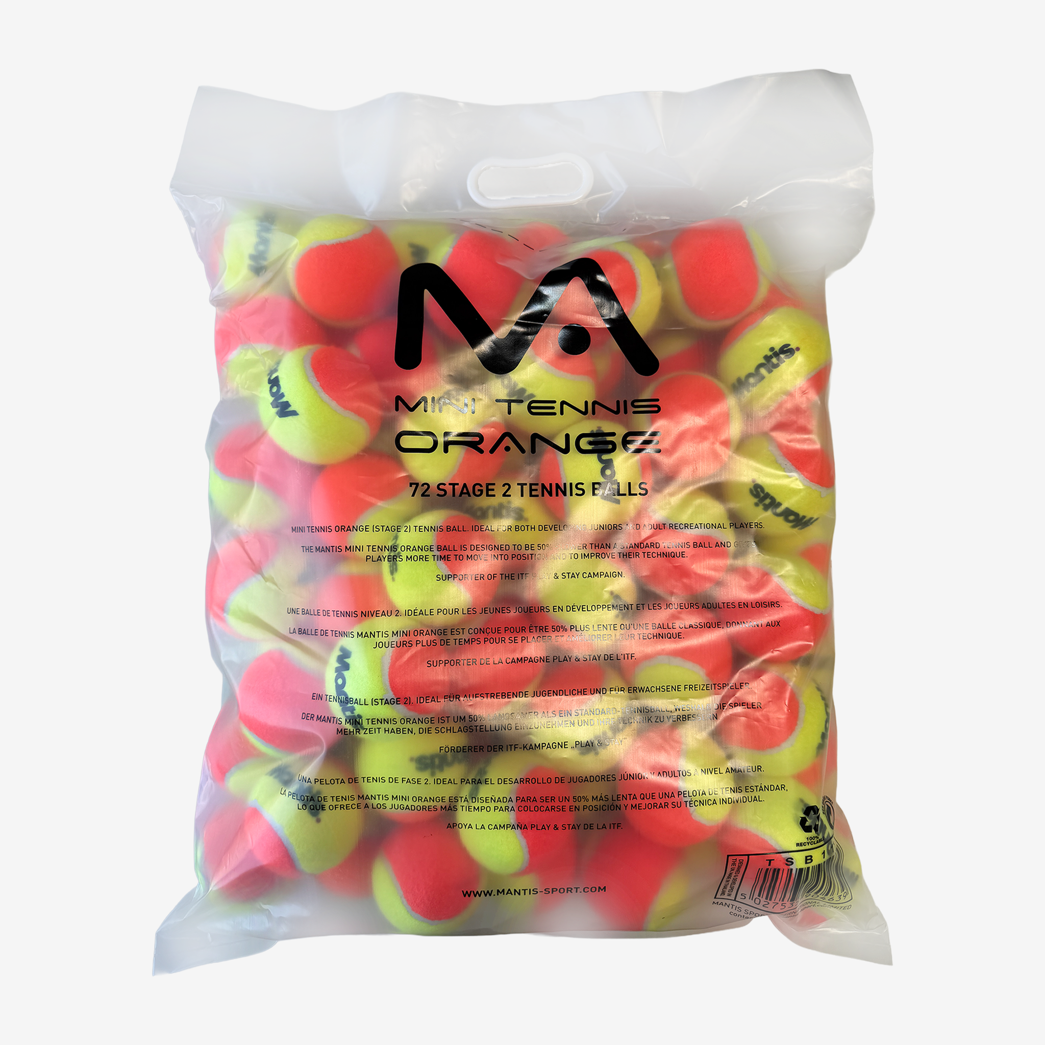 Mantis Stage 2 Orange (72 Ball Polybag)