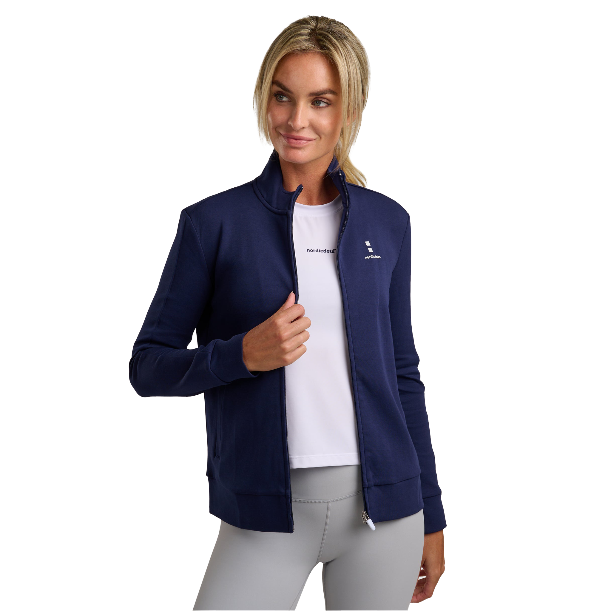 nordicdots Off Court Jacket Navy