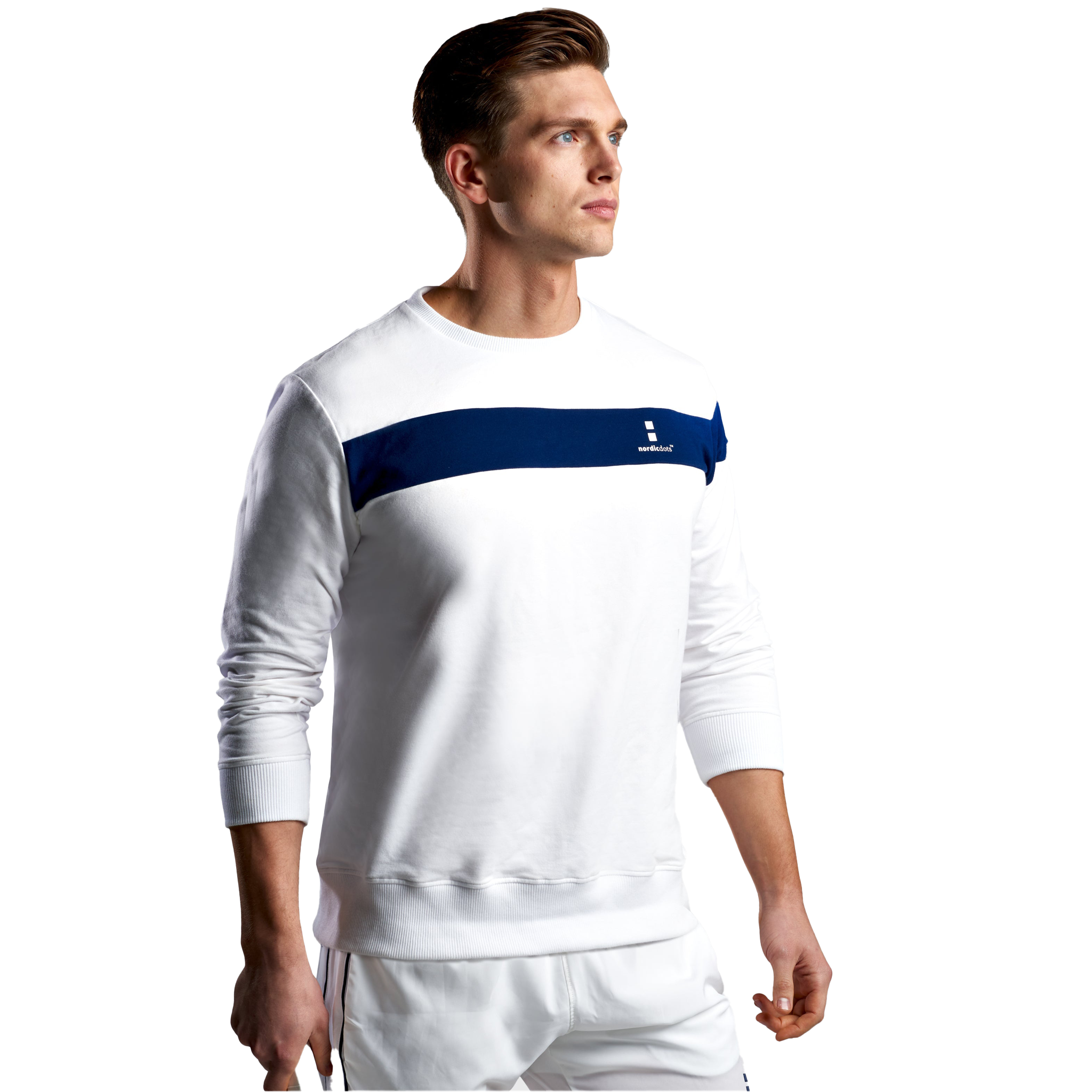 nordicdots Organic Sweatshirt White