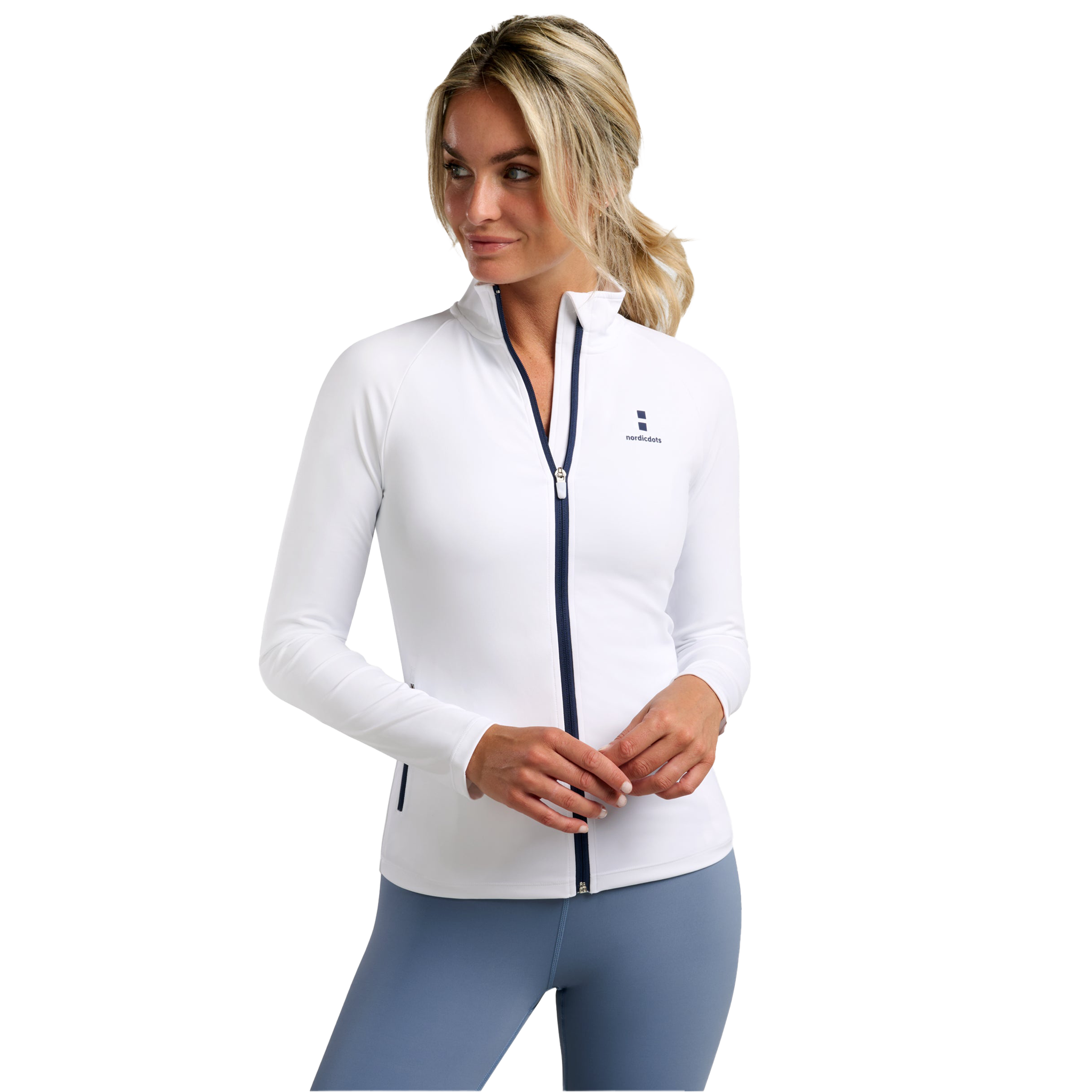 nordicdots Performance Long Sleeve White