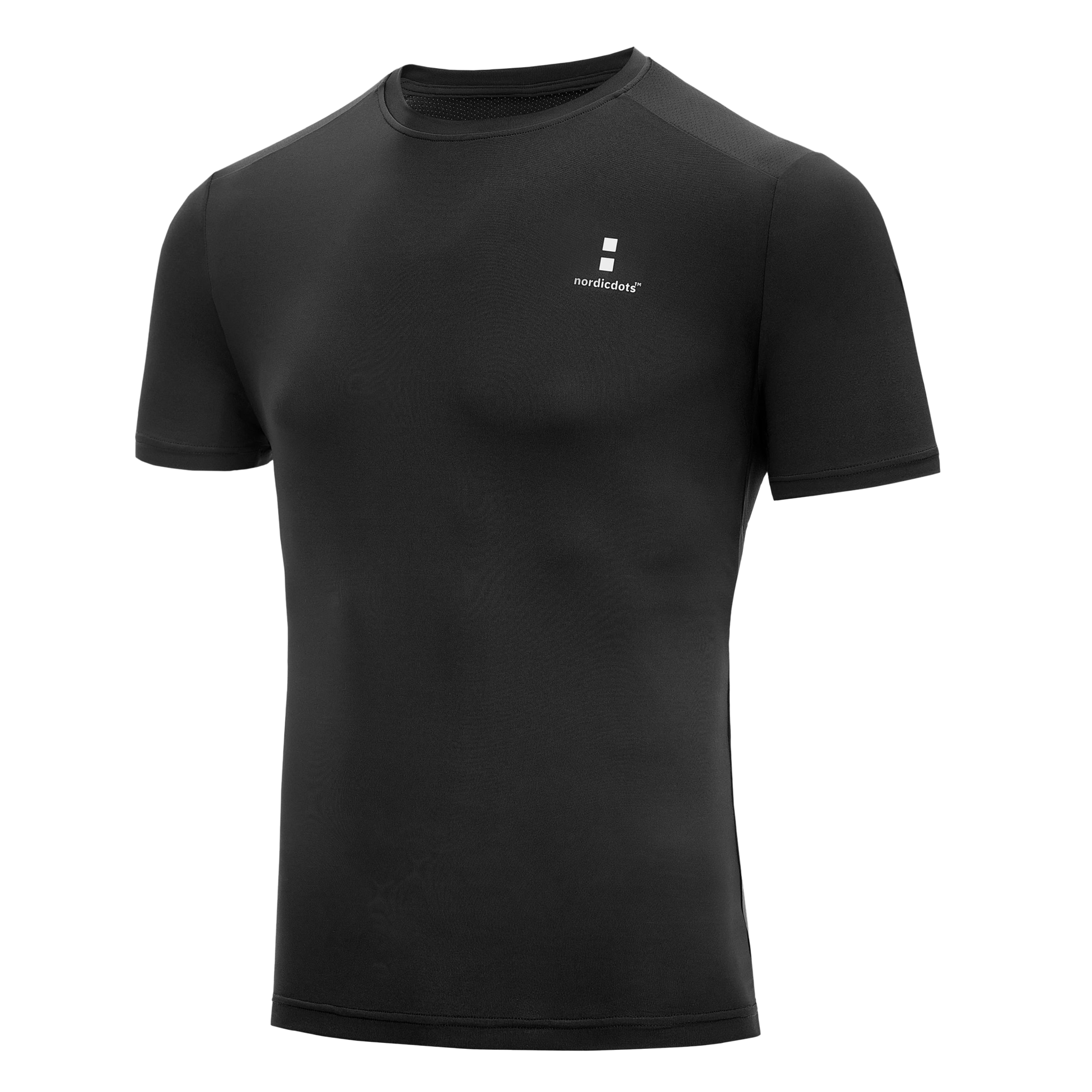 nordicdots Performance Tee Black