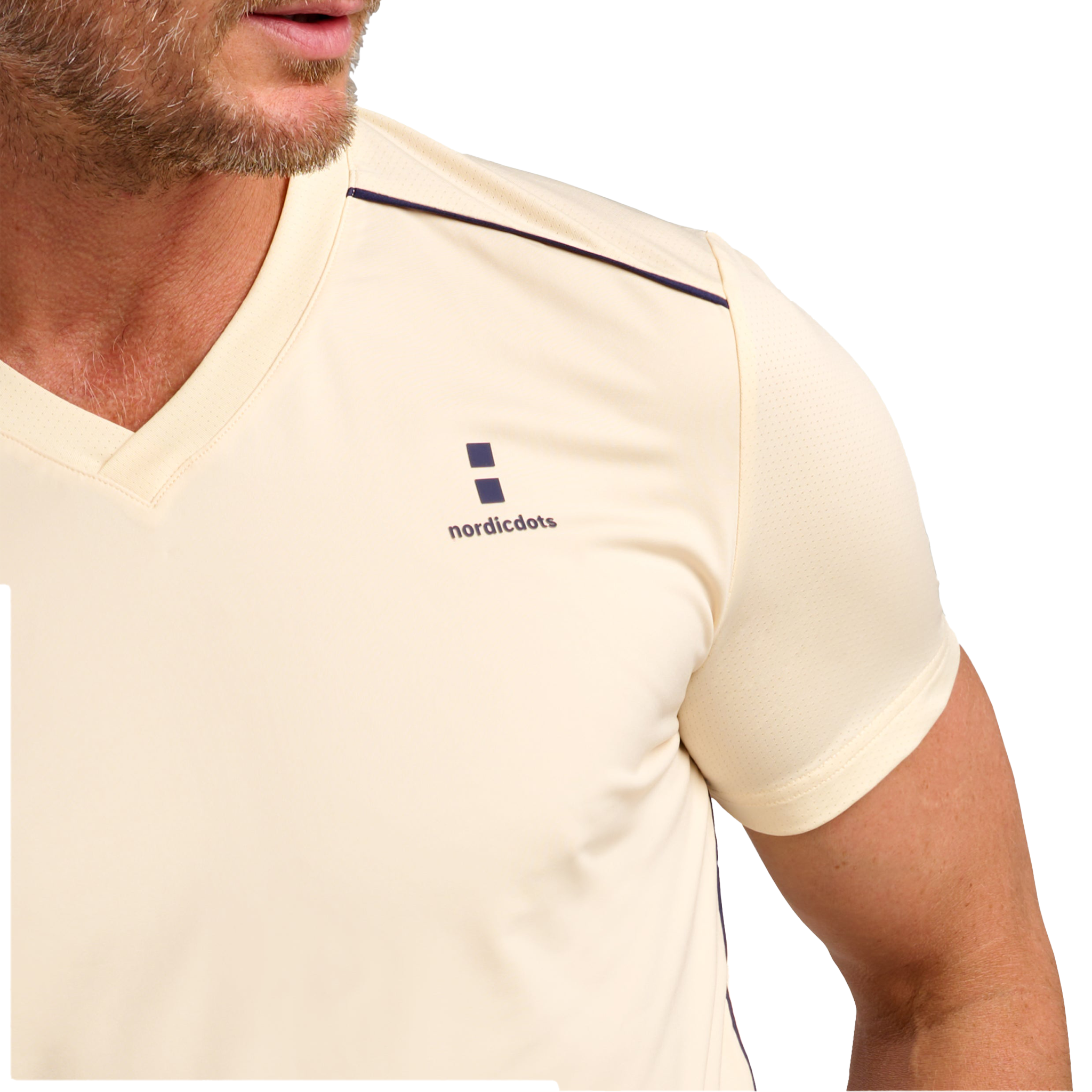 Nordicdots Performance V-Tee Yellow Breeze