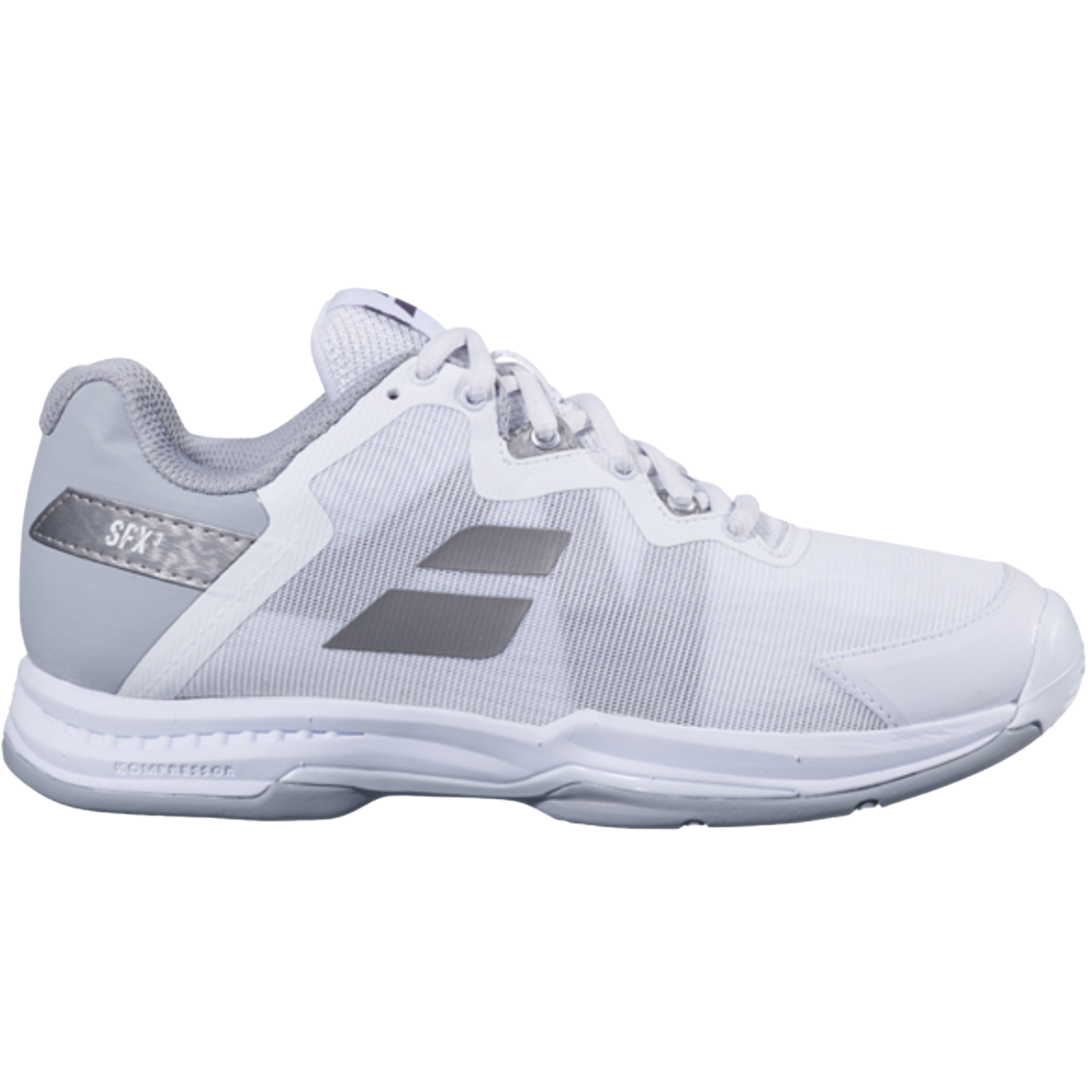 Babolat SFX3 Women's All Court Shoe - White/Silver