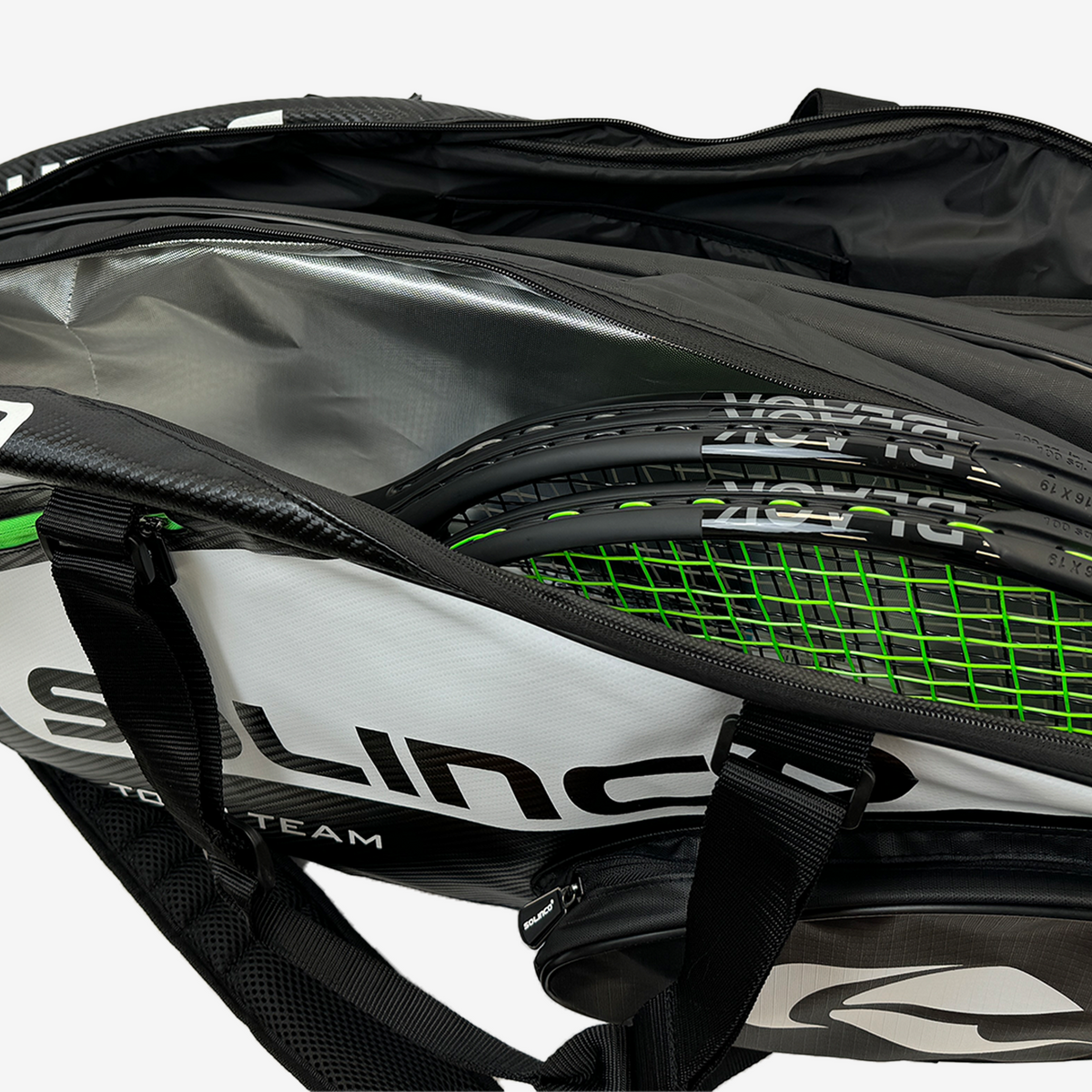 Solinco 6-Pack Tour Bag Green Lining