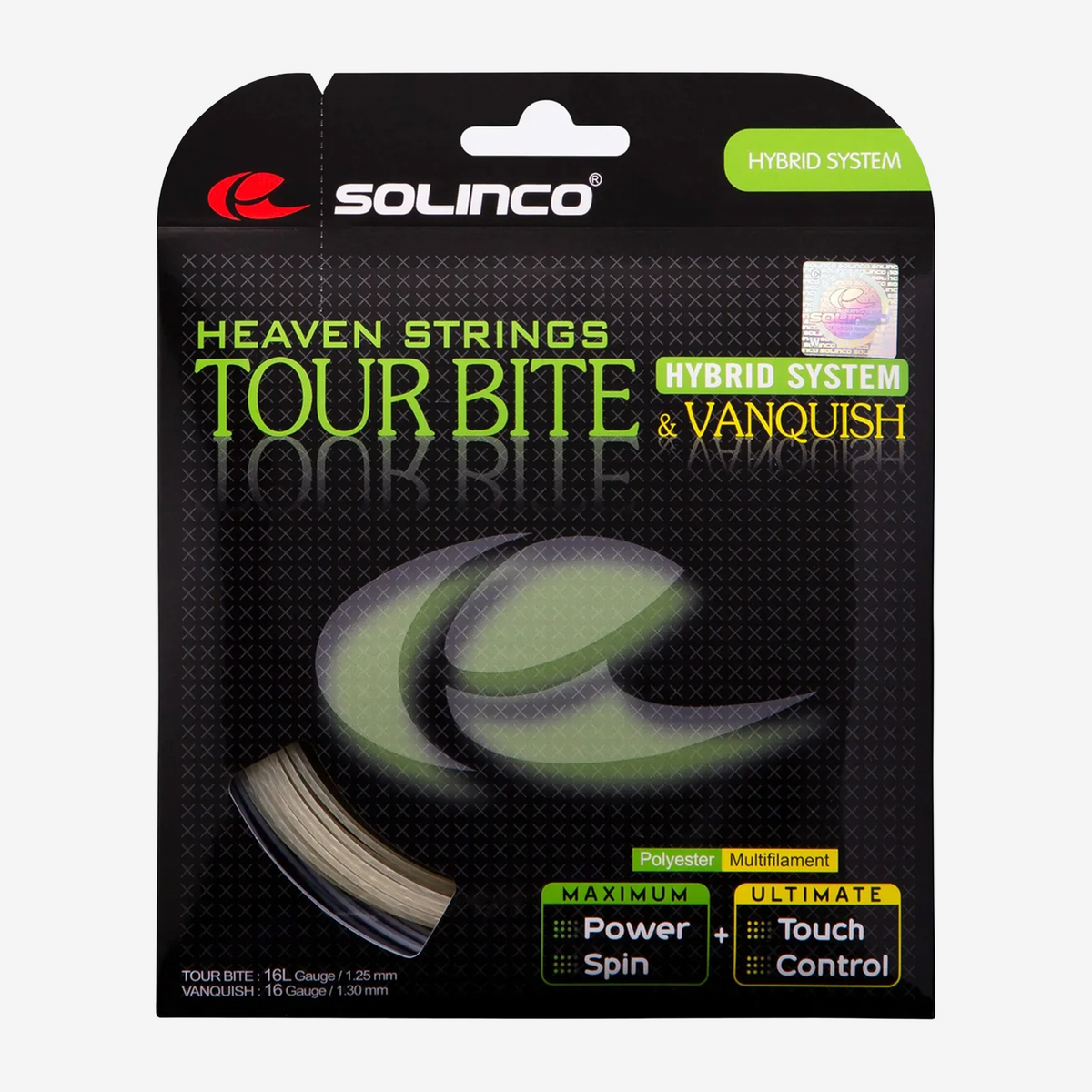 Solinco Tour Bite + Vanquish 12m Set