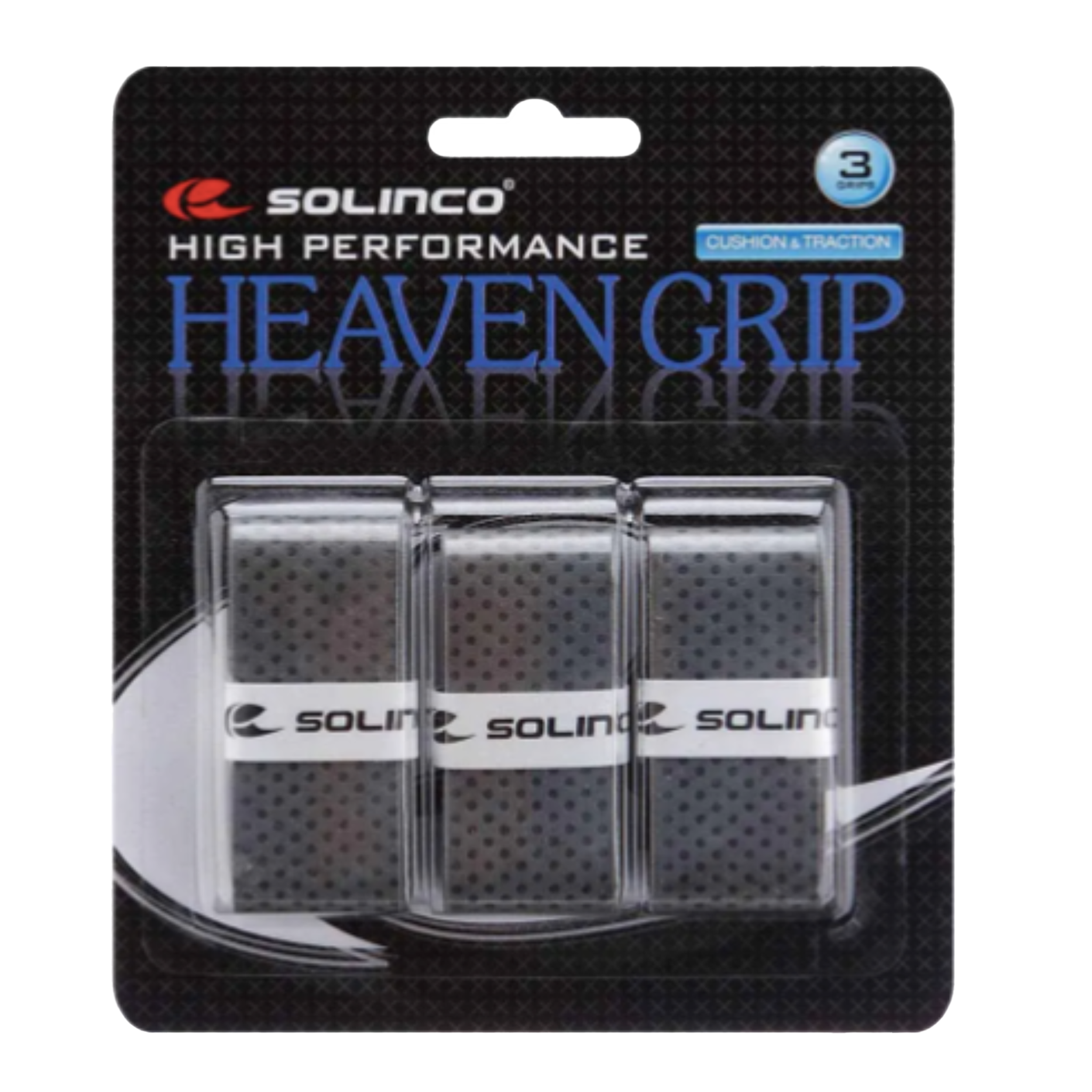 Solinco Heaven Grip > 3pk > Dark grey