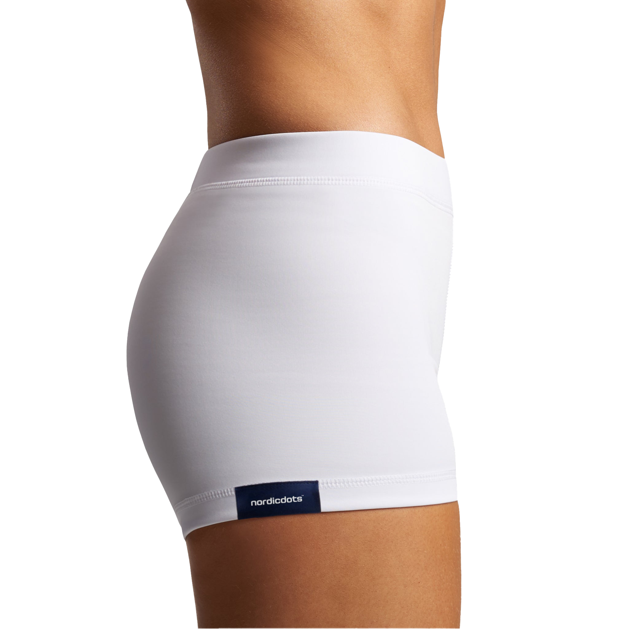 nordicdots Tight Shorts White