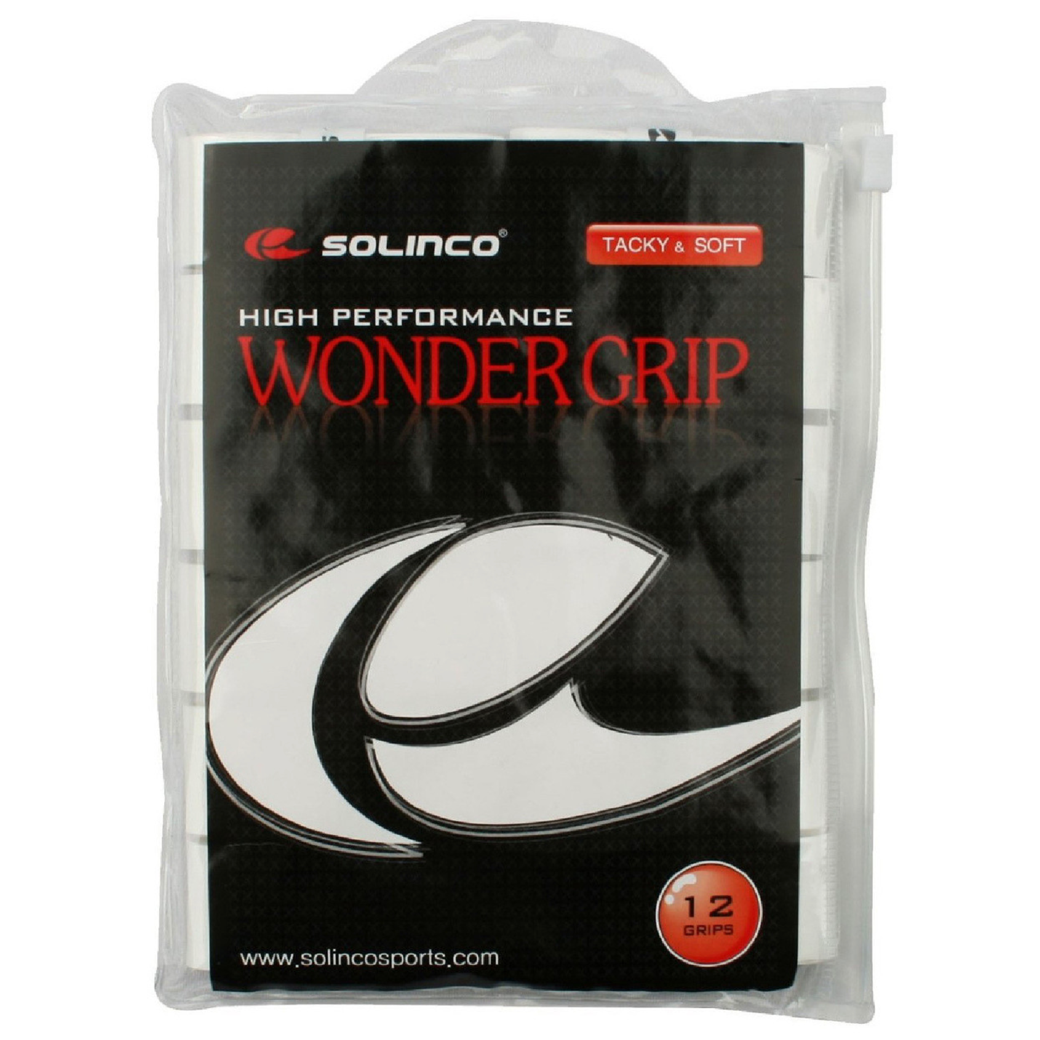 Solinco Wonder Grip > 12pk > white