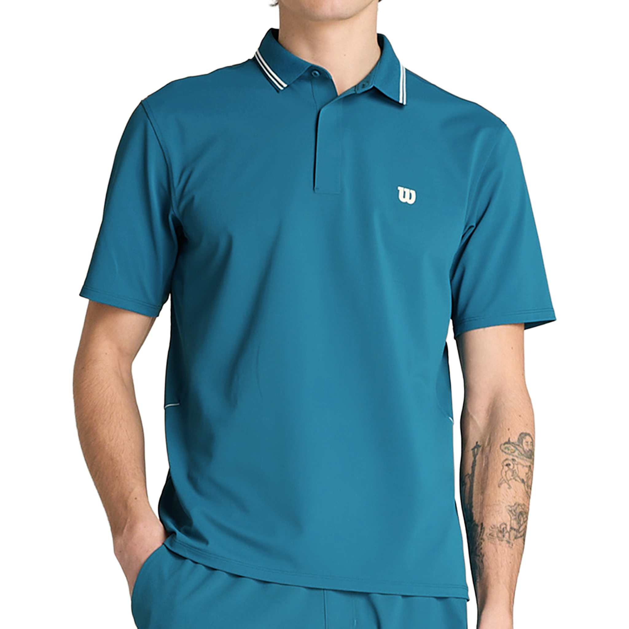 Wilson Challengers Technical Polo Men's Lyons Blue
