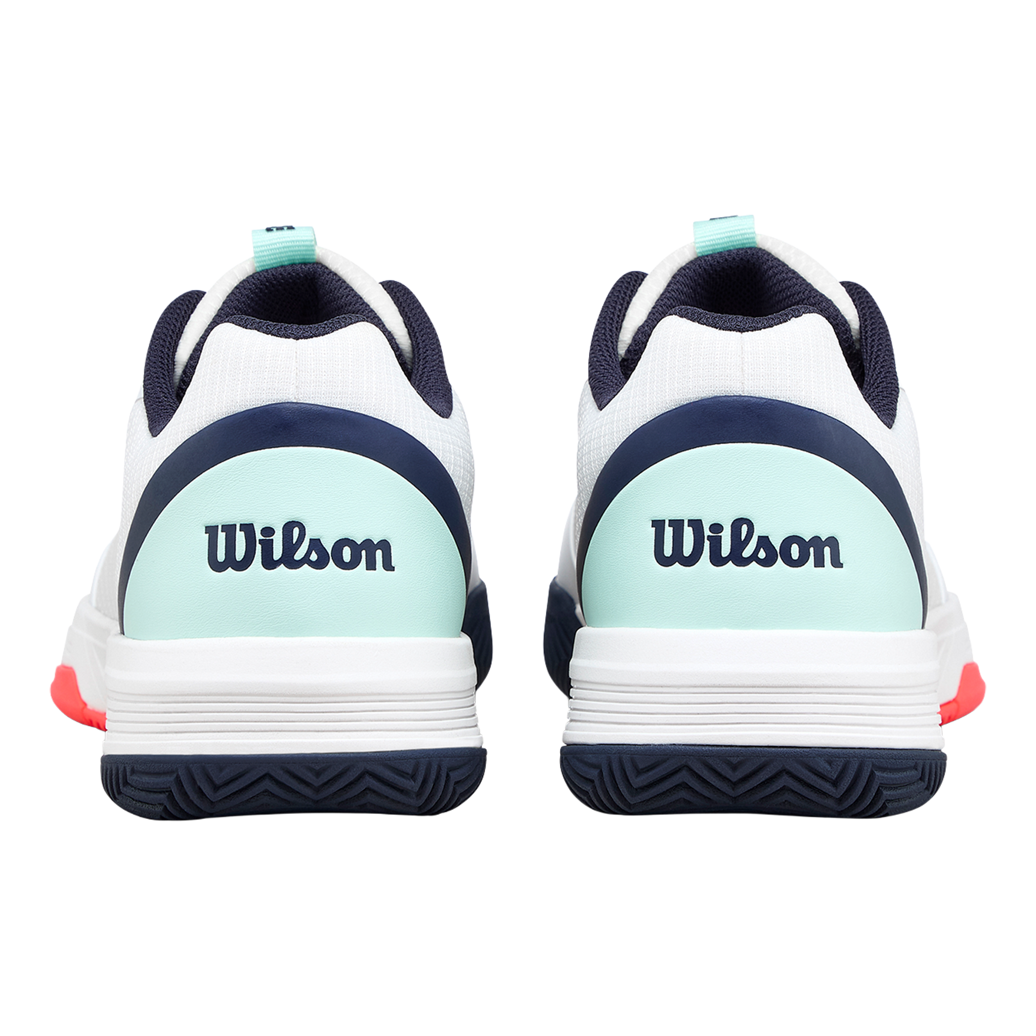 Wilson Courtglide Men's White/Bay/Fiery Coral