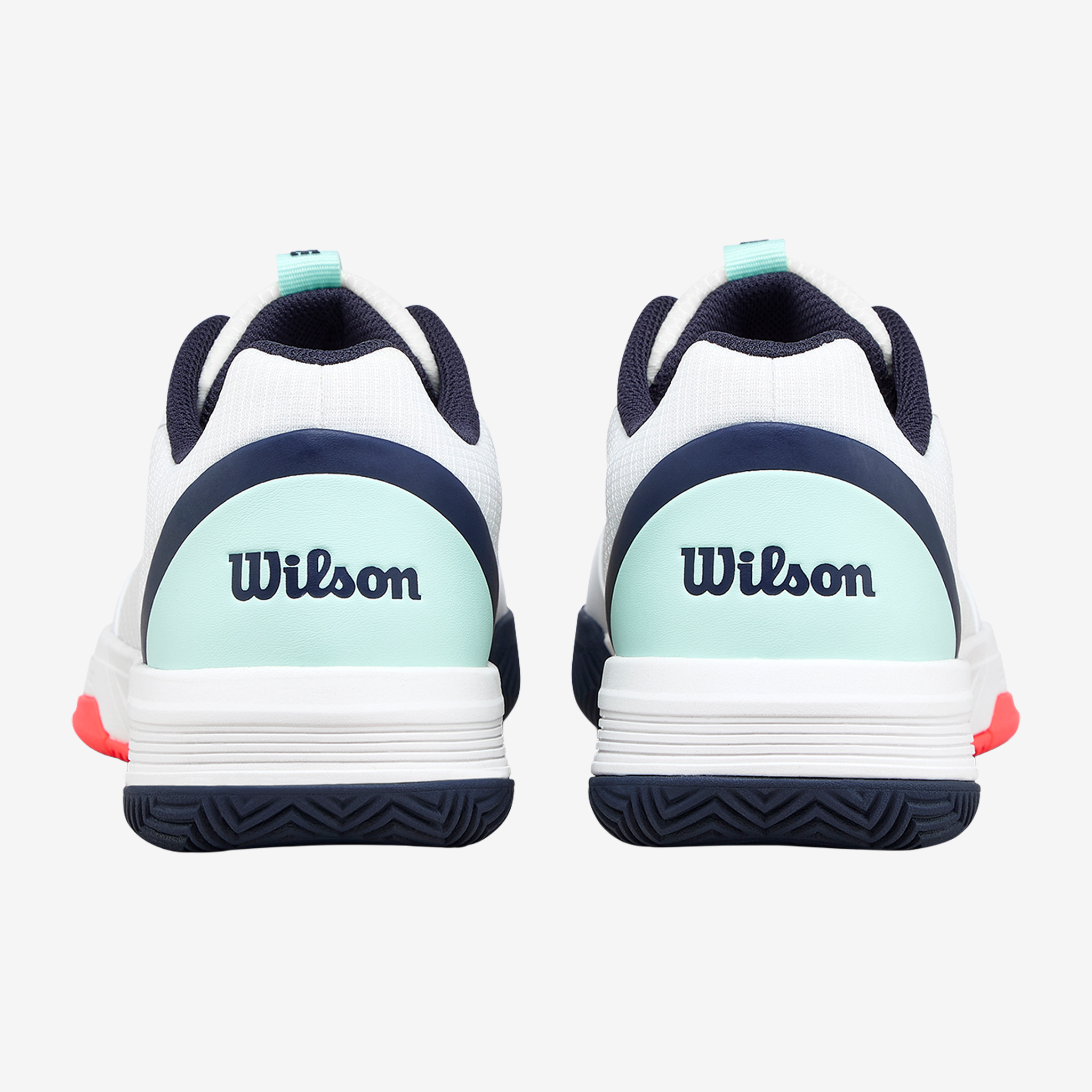 Wilson Courtglide Men's White/Bay/Fiery Coral