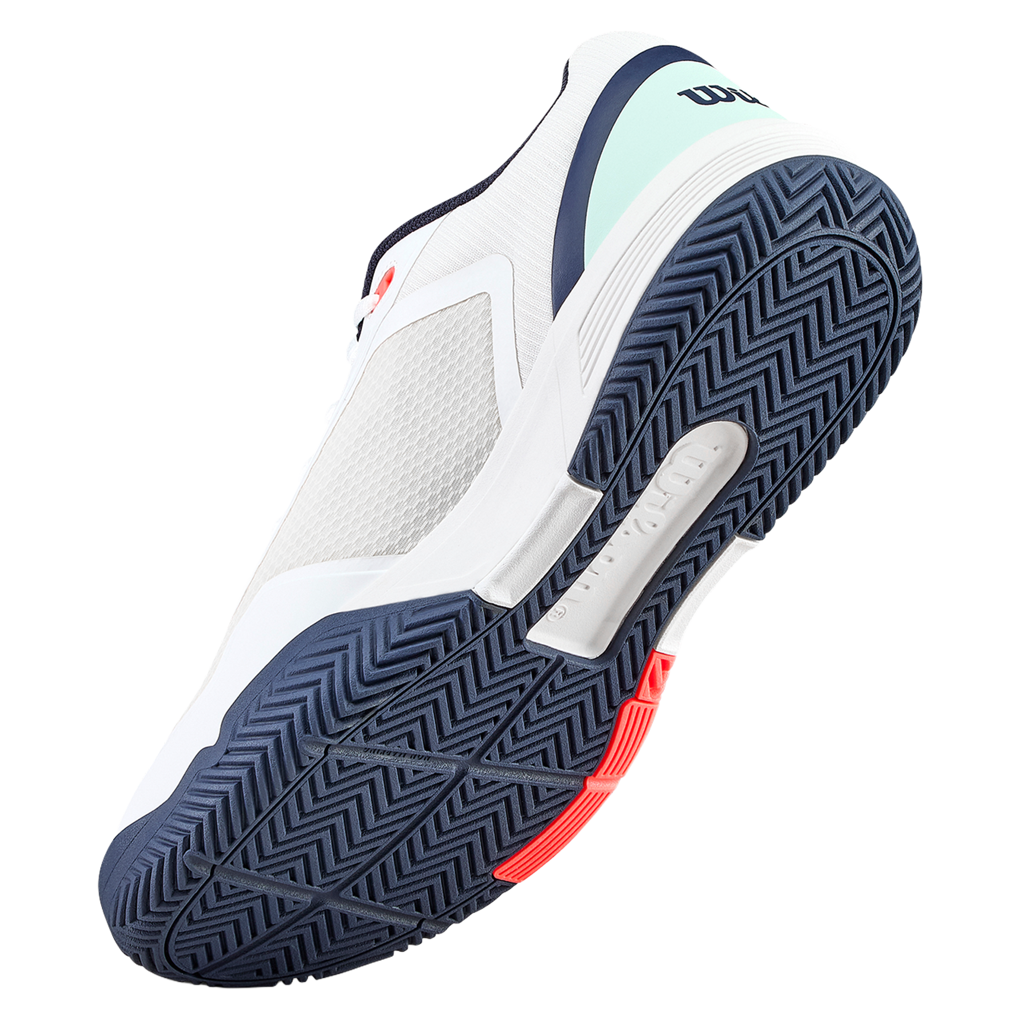 Wilson Courtglide Men's White/Bay/Fiery Coral