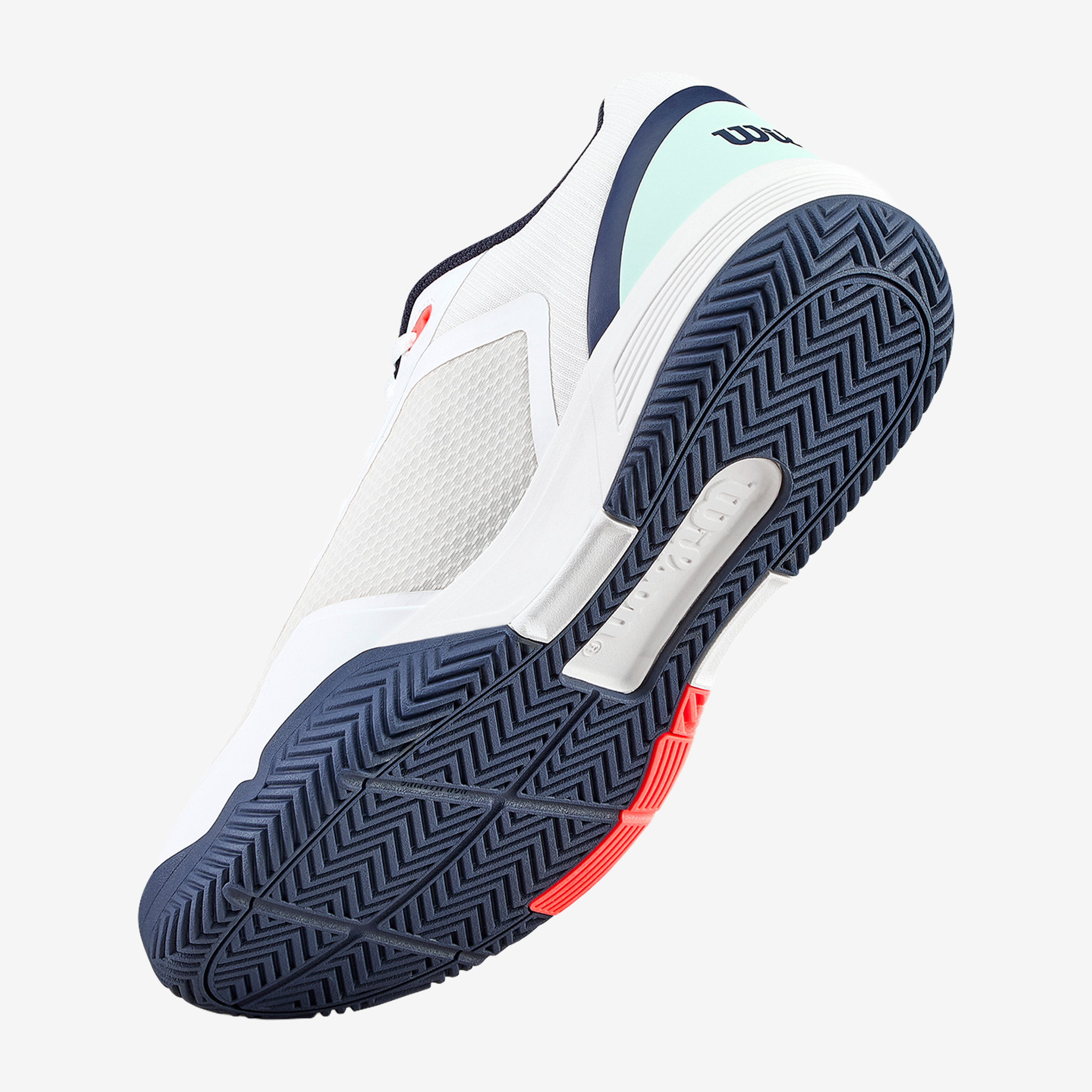 Wilson Courtglide Men's White/Bay/Fiery Coral