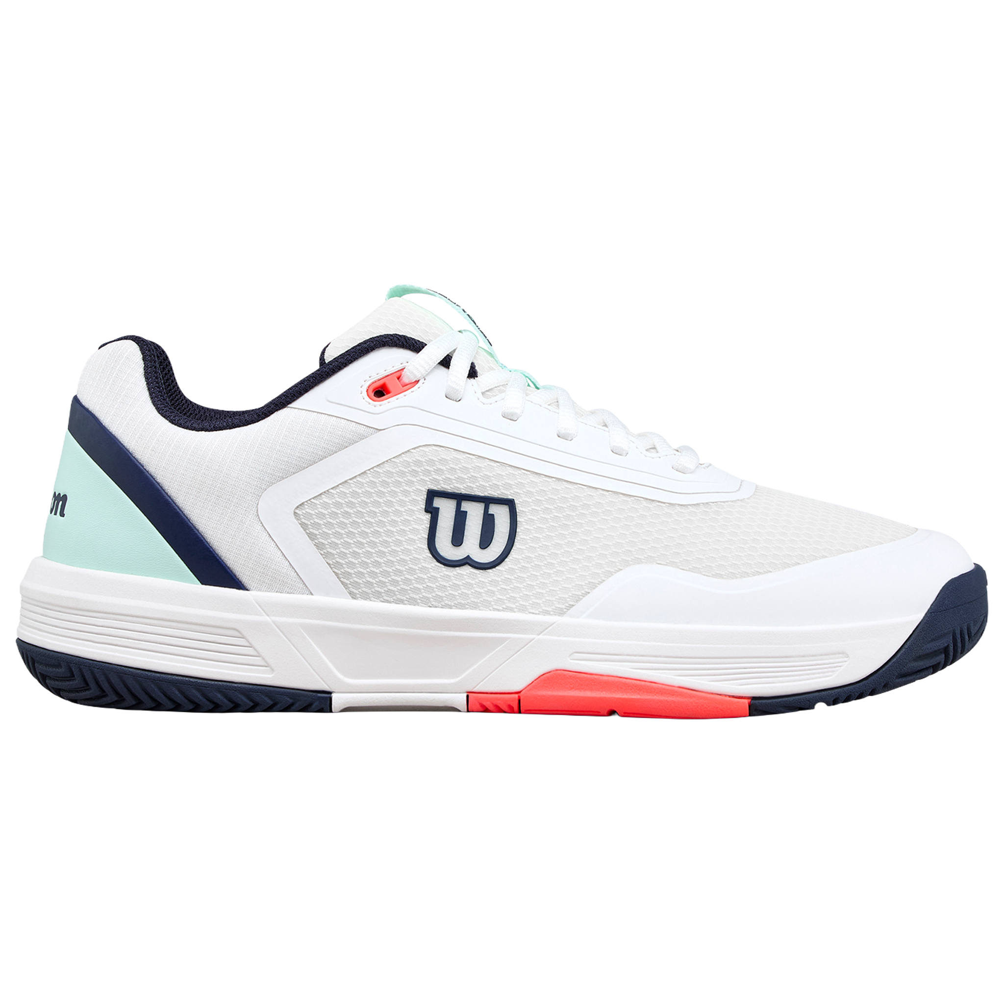 Wilson Courtglide Men's White/Bay/Fiery Coral