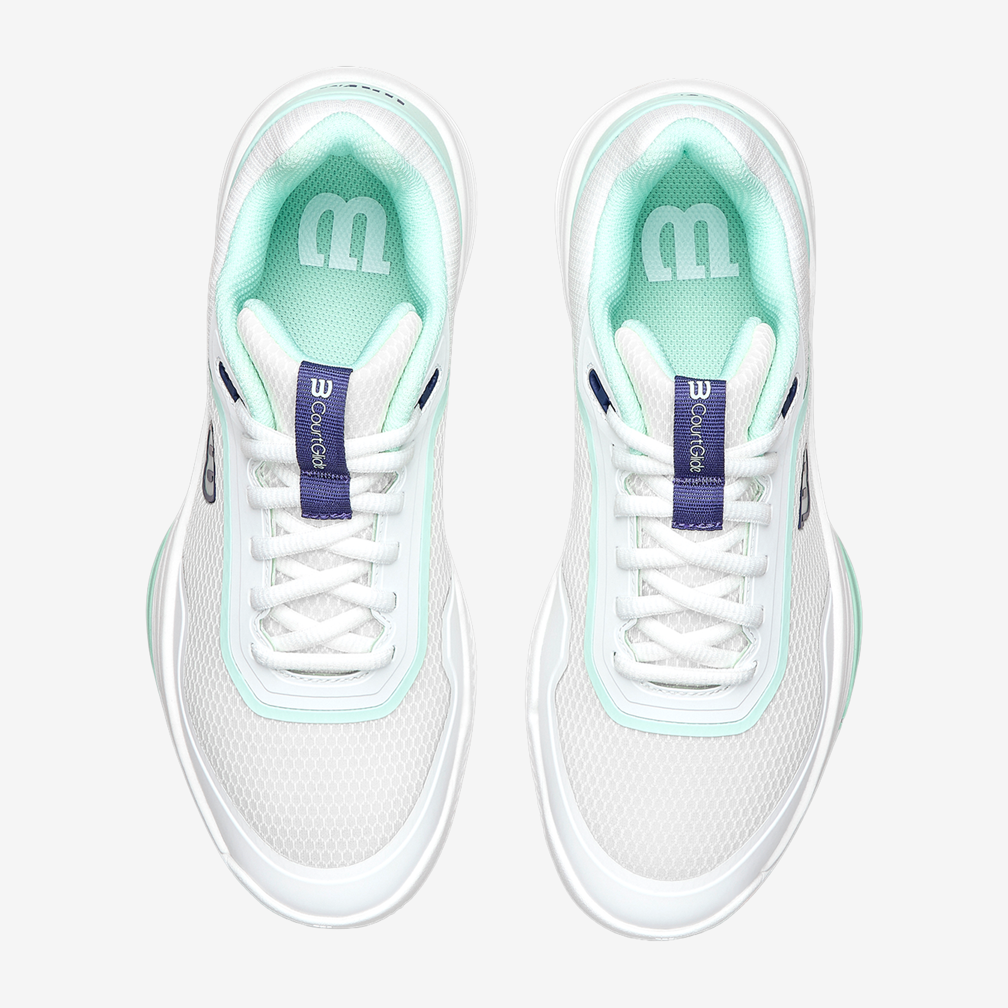 Wilson Courtglide Women's White/Bay/Skipper Blue