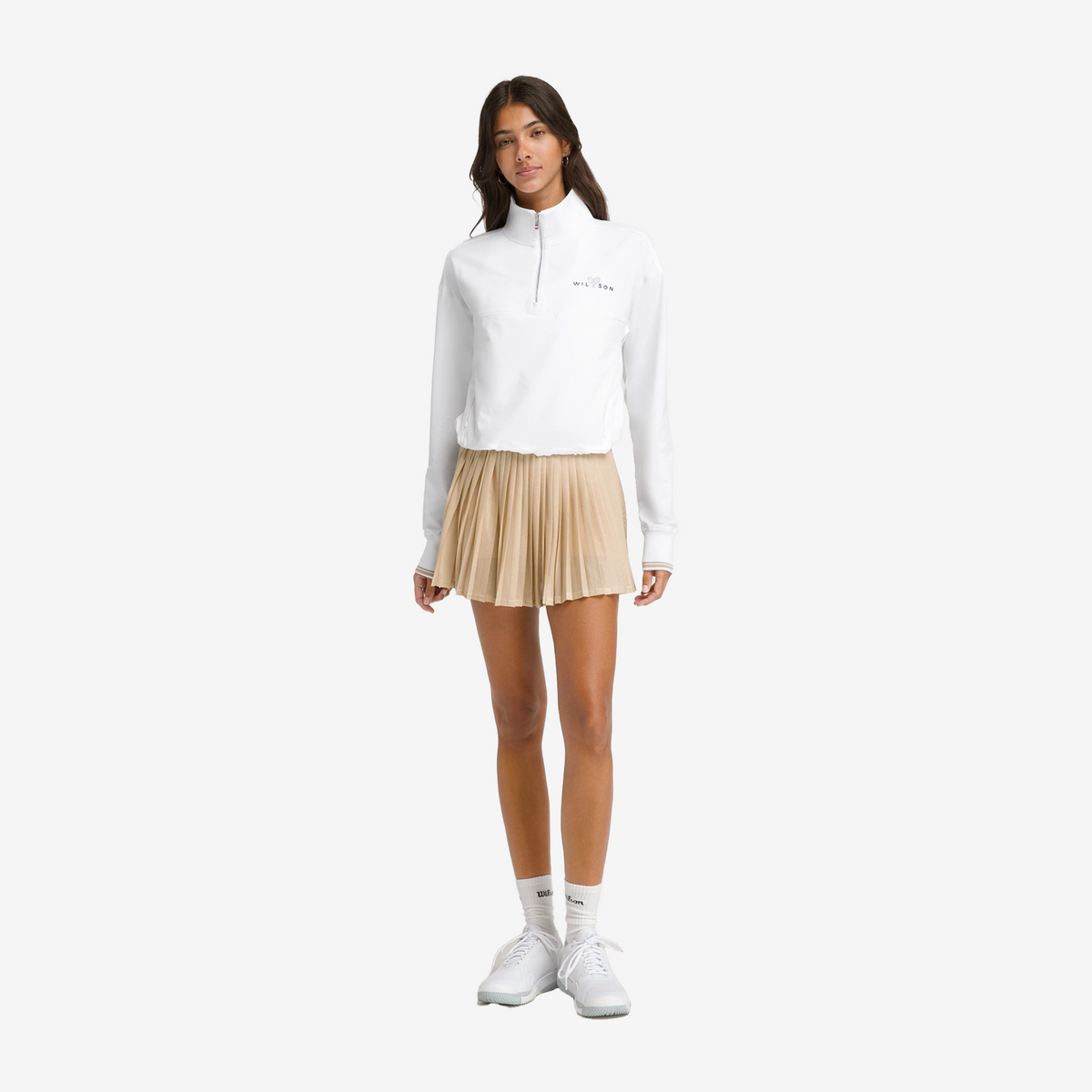 Wilson Davenport Woven Pop Over Women's White