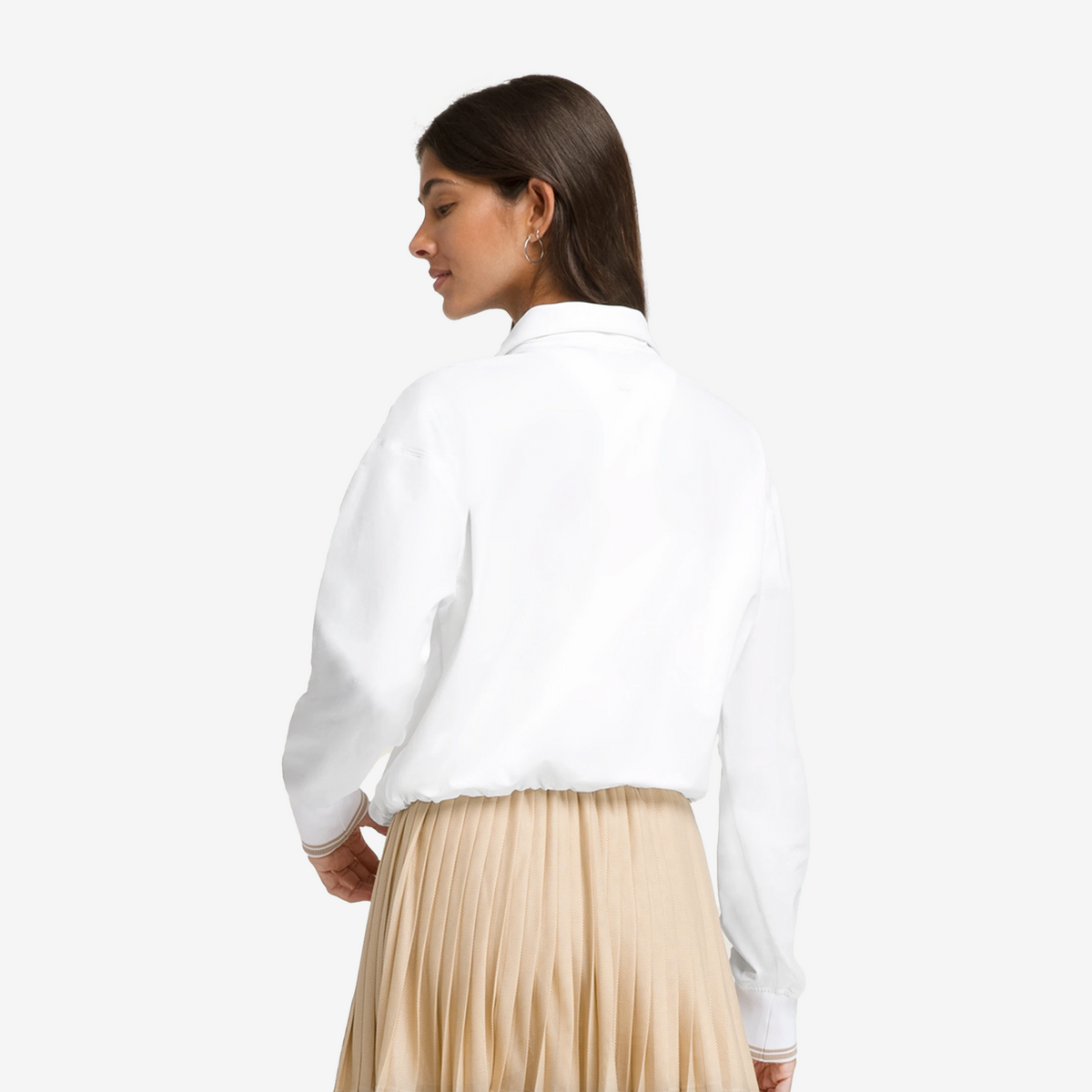 Wilson Davenport Woven Pop Over Women's White