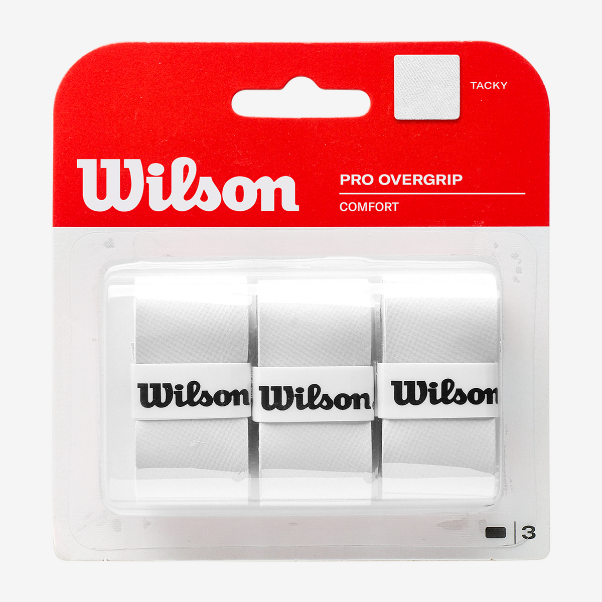 Wilson Pro Overgrip White 3 Pack