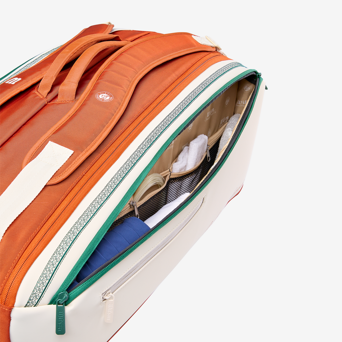 Wilson Roland Garros 9 Racket Bag Cream (2026)
