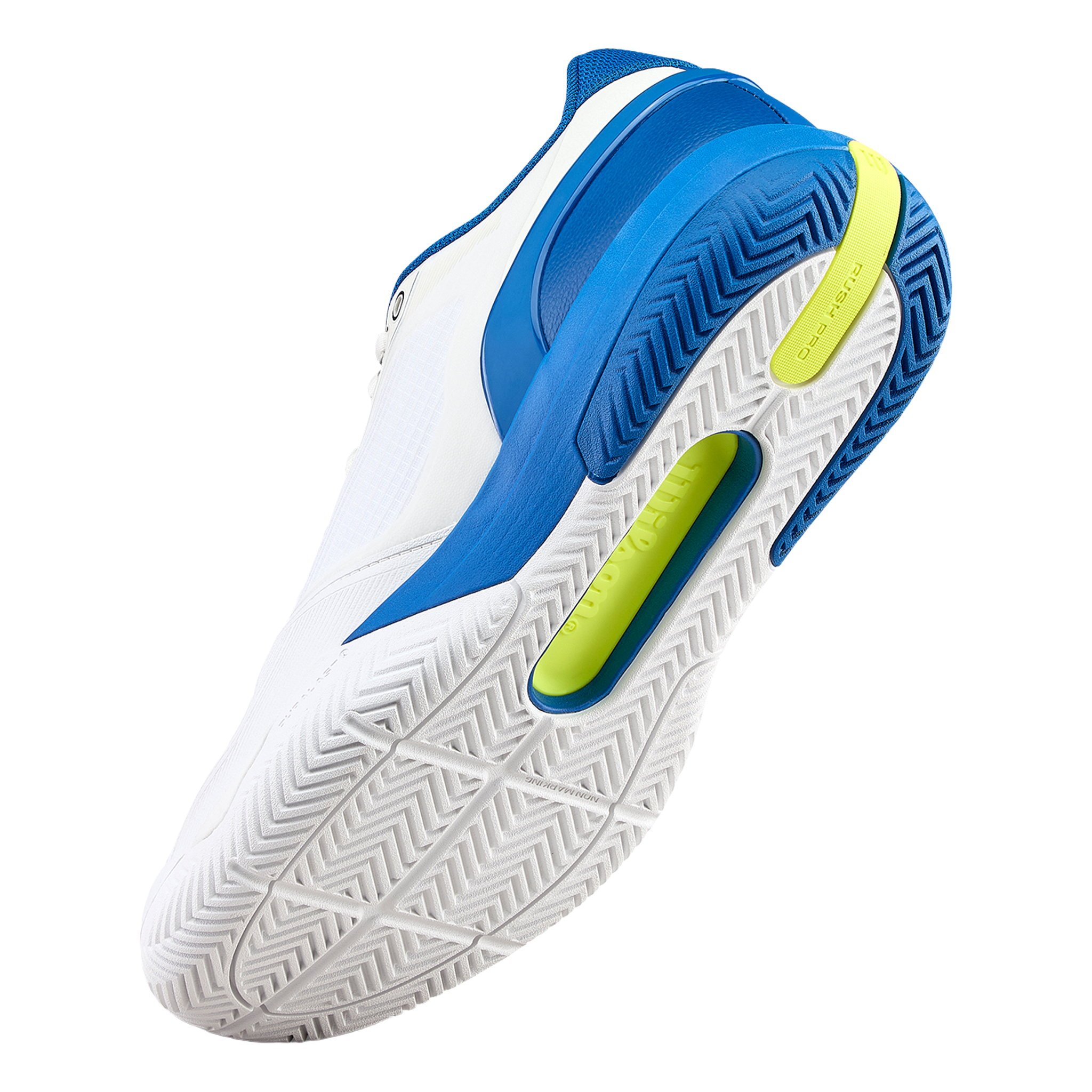 Wilson Rush Pro 5 Men's White/Deja Vu Blue/Safety Yellow (2026)