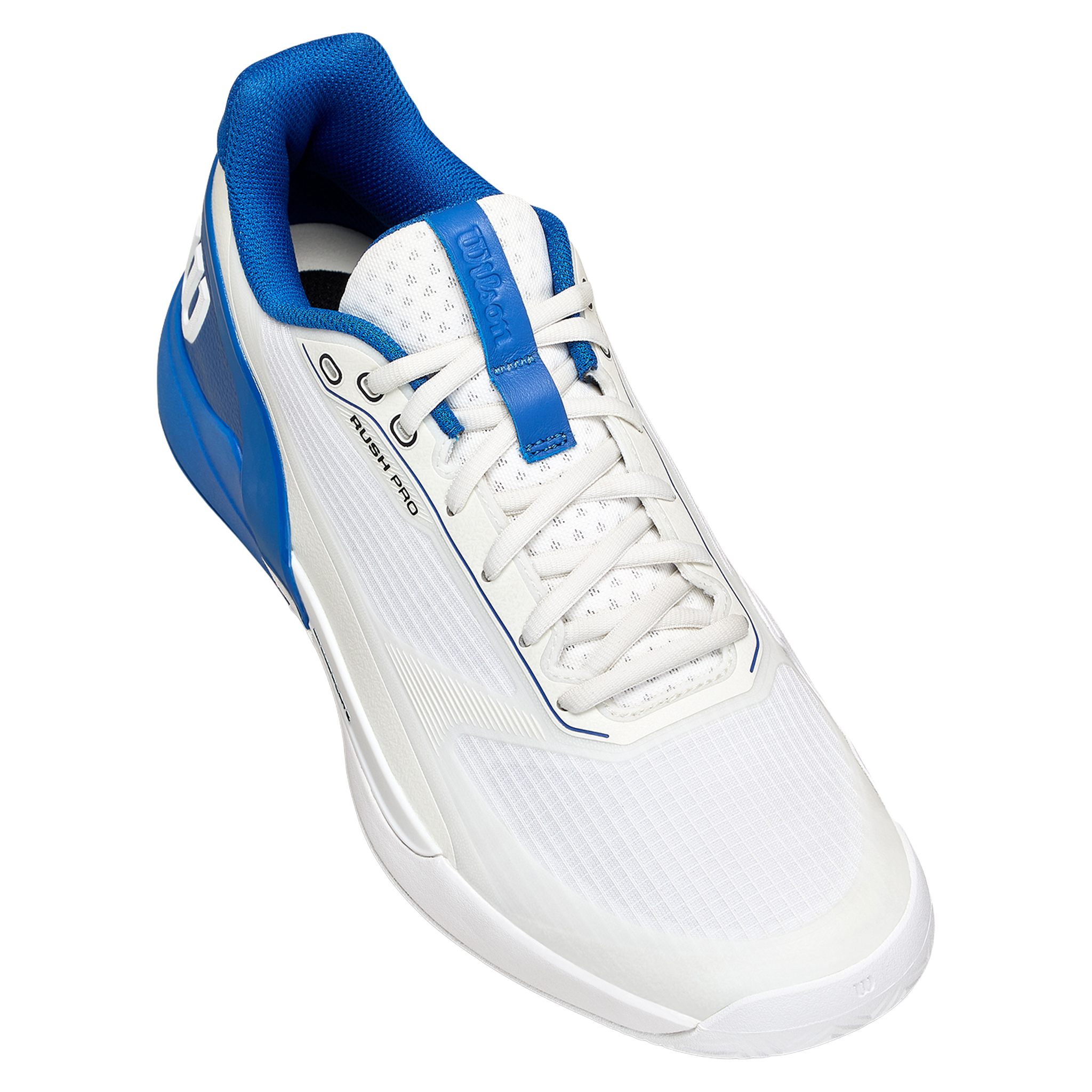 Wilson Rush Pro 5 Men's White/Deja Vu Blue/Safety Yellow (2026)