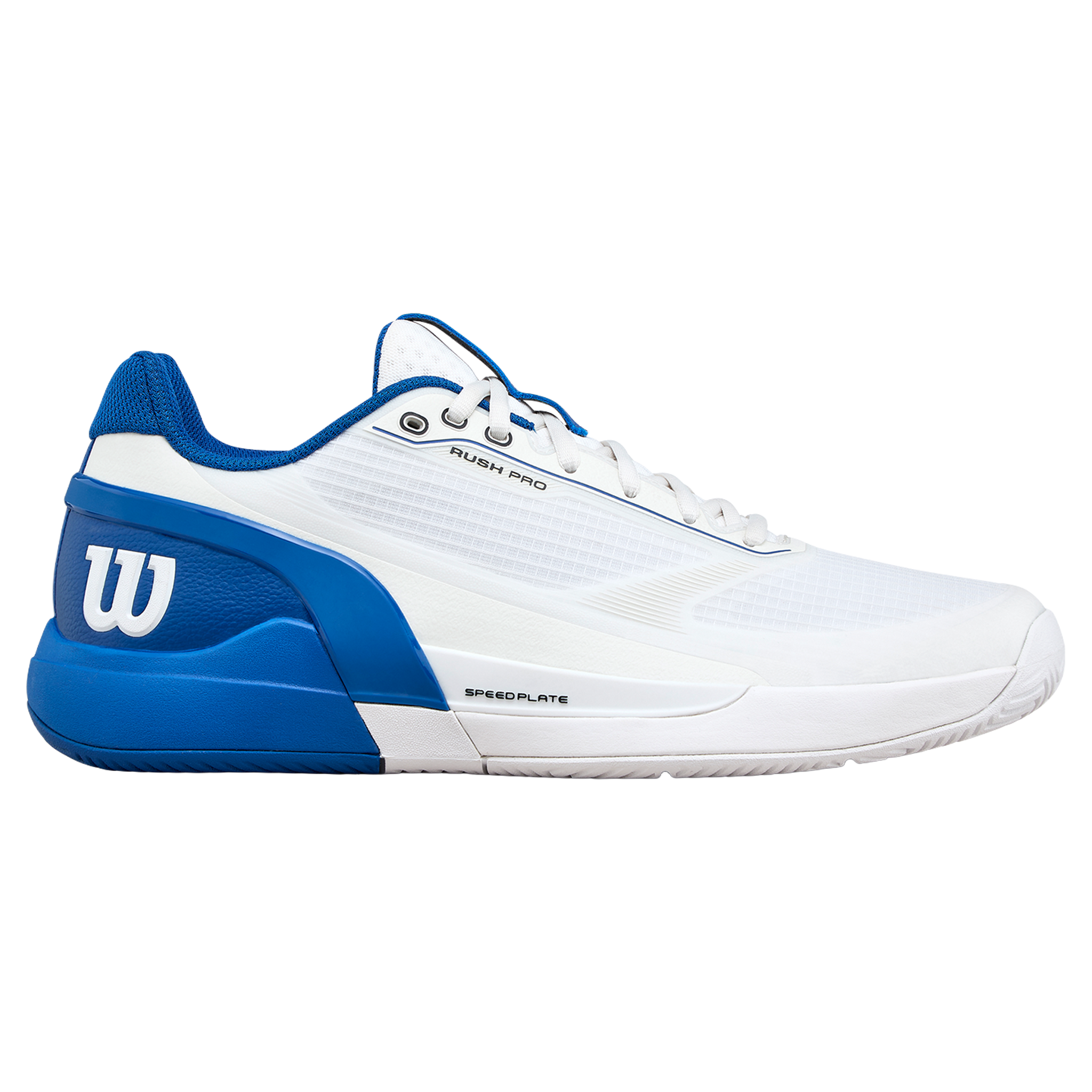 Wilson Rush Pro 5 Men's White/Deja Vu Blue/Safety Yellow (2026)