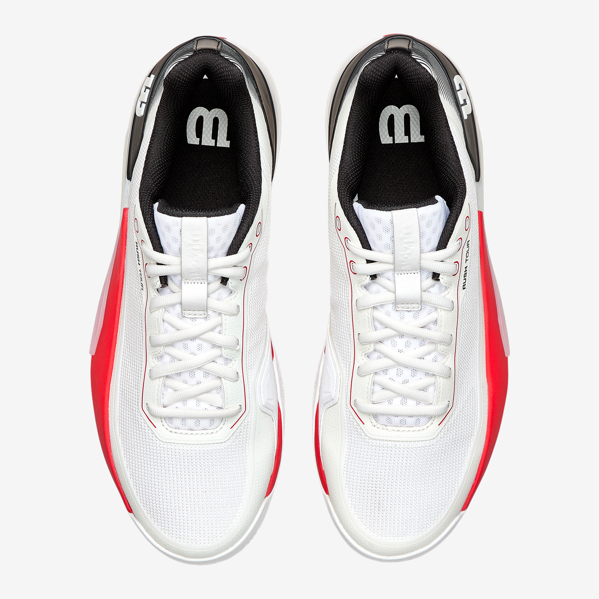 Wilson Rush Tour 5 Men's White/Black/Red (2026)