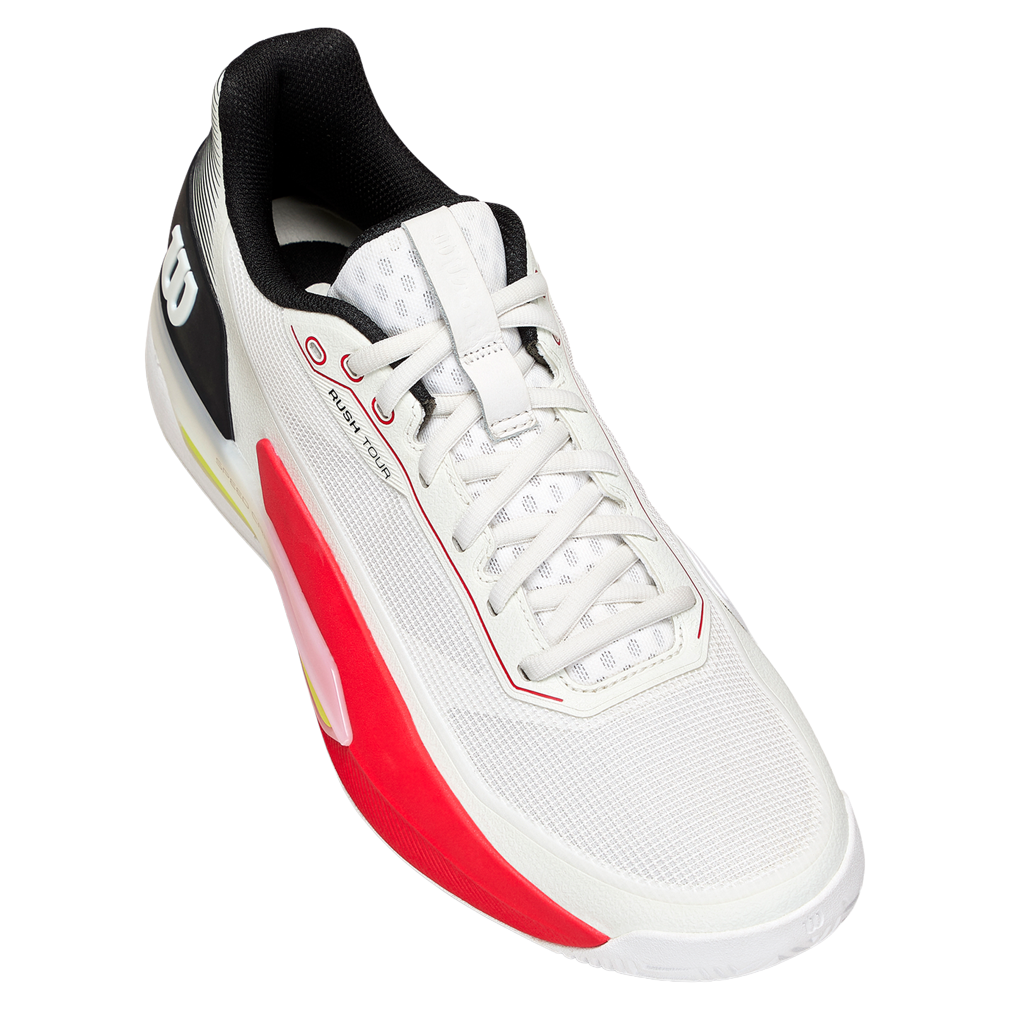 Wilson Rush Tour 5 Men's White/Black/Red (2026)