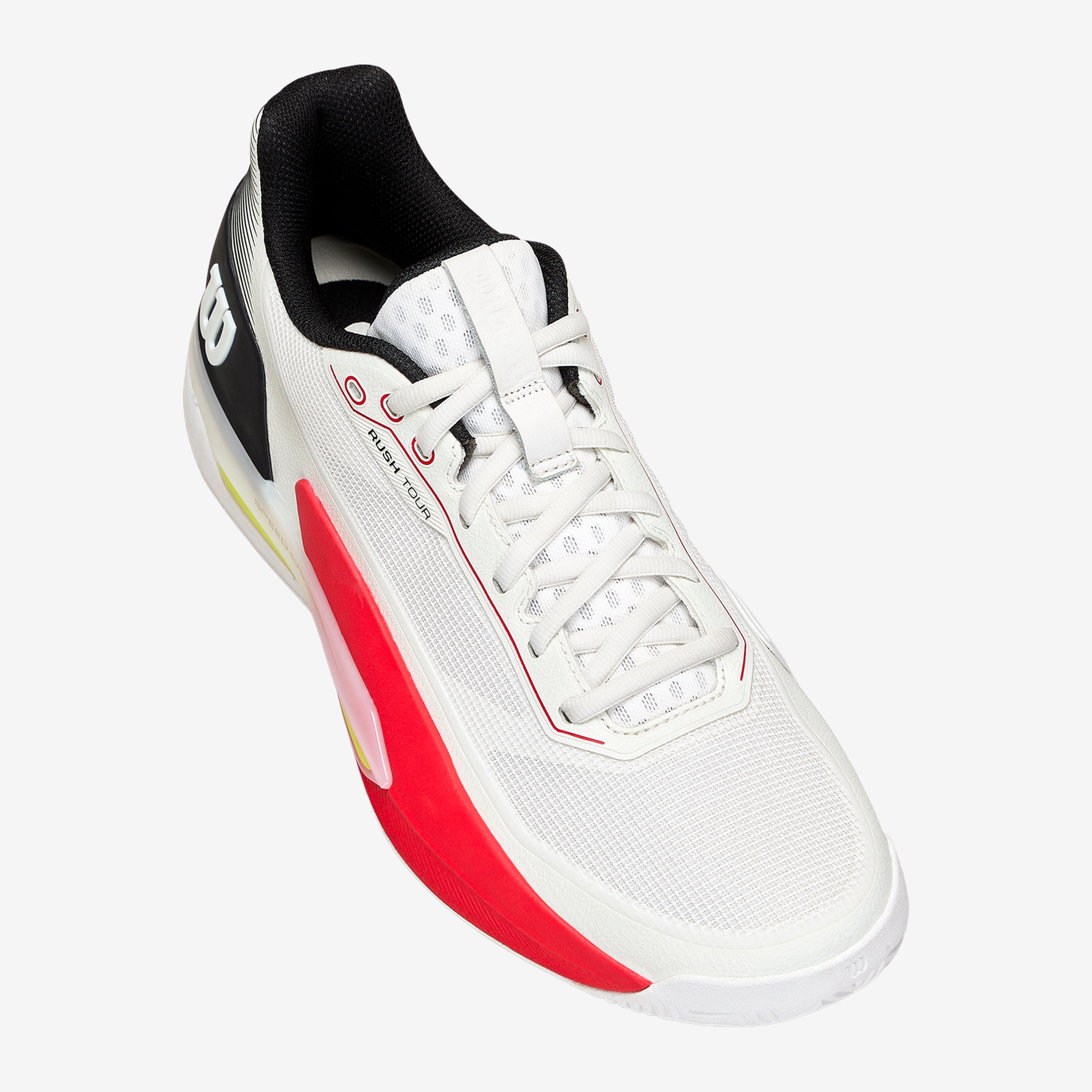 Wilson Rush Tour 5 Men's White/Black/Red (2026)