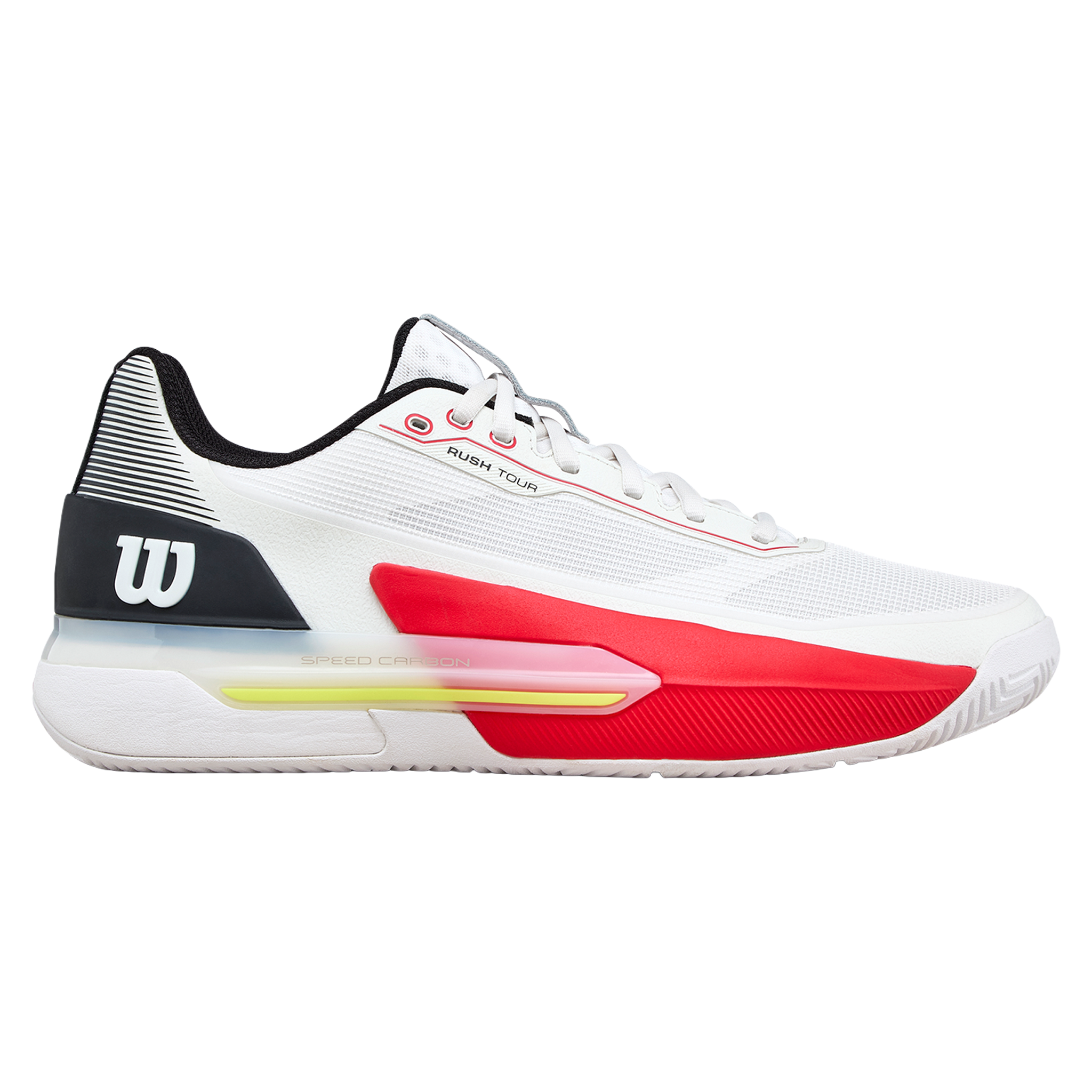Wilson Rush Tour 5 Men's White/Black/Red (2026)
