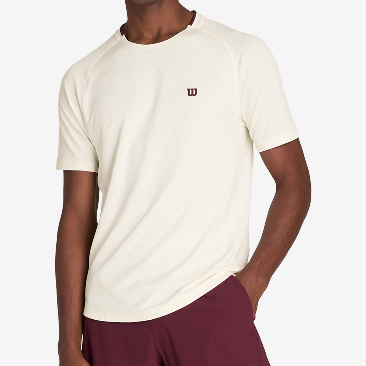 Wilson Serve Out Tee Men's Sandrift