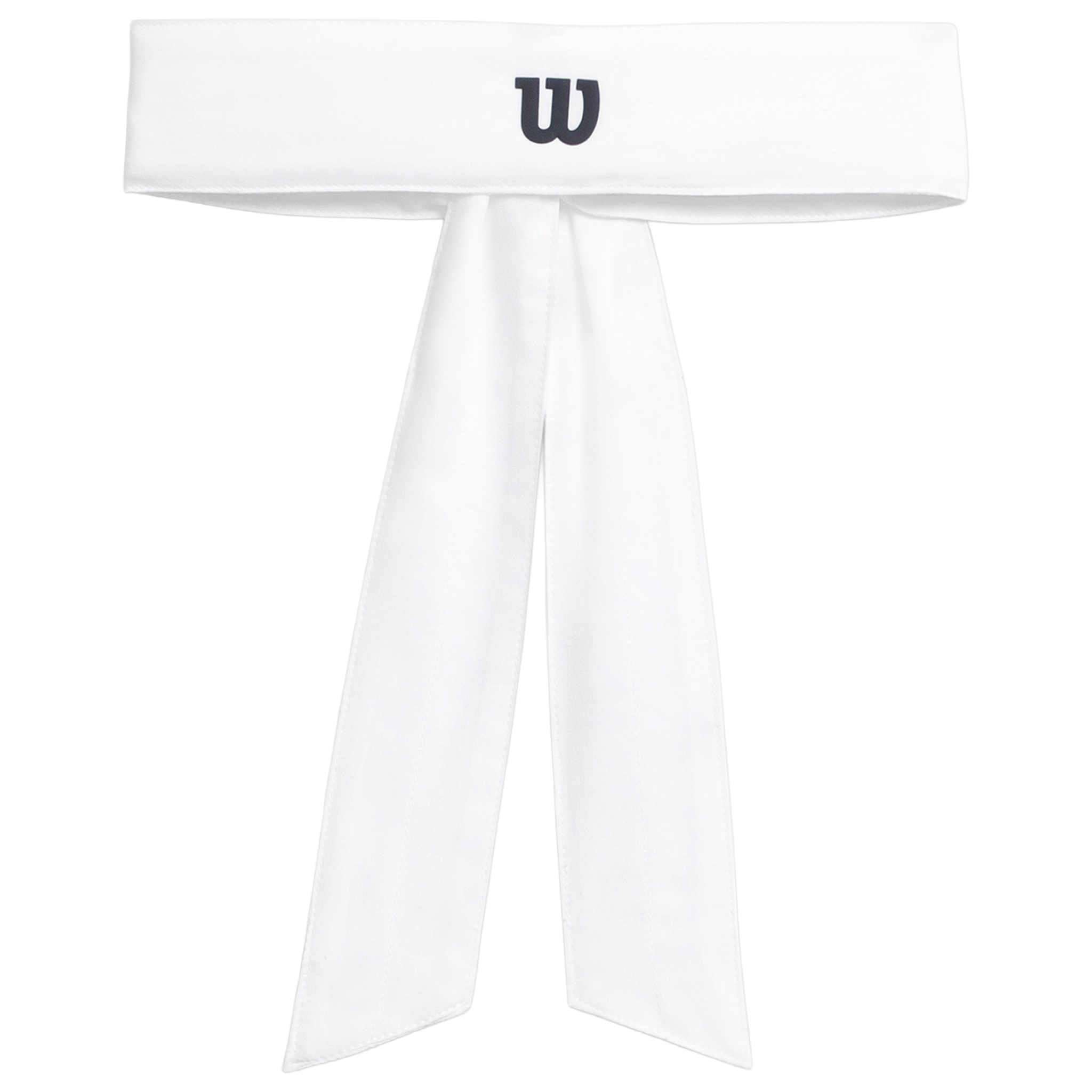 Wilson Tie Headband Bright White