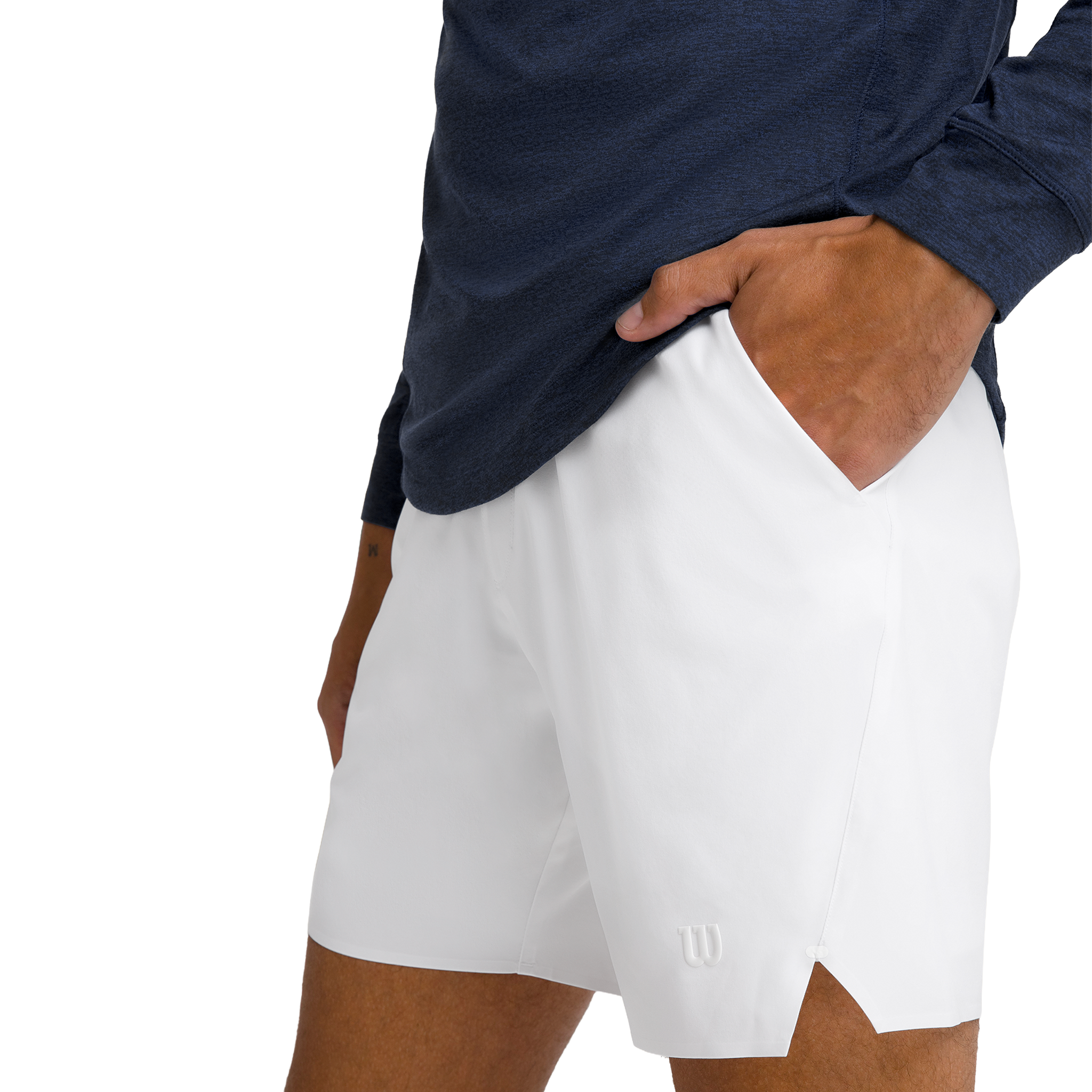 Wilson Tournament V2 7" Shorts Men's Bright White