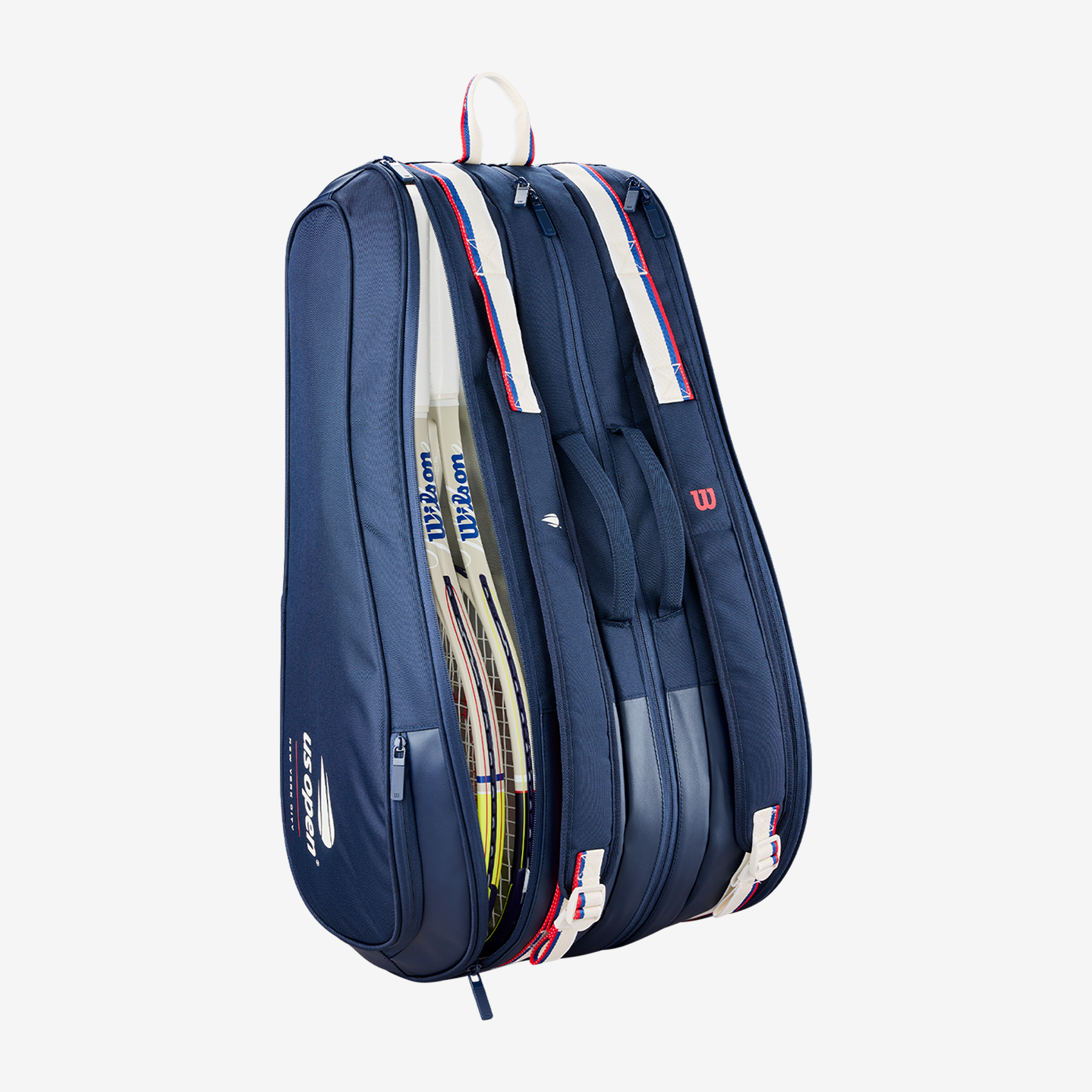 Wilson US Open Tour 12 Racket Bag Navy (2026)