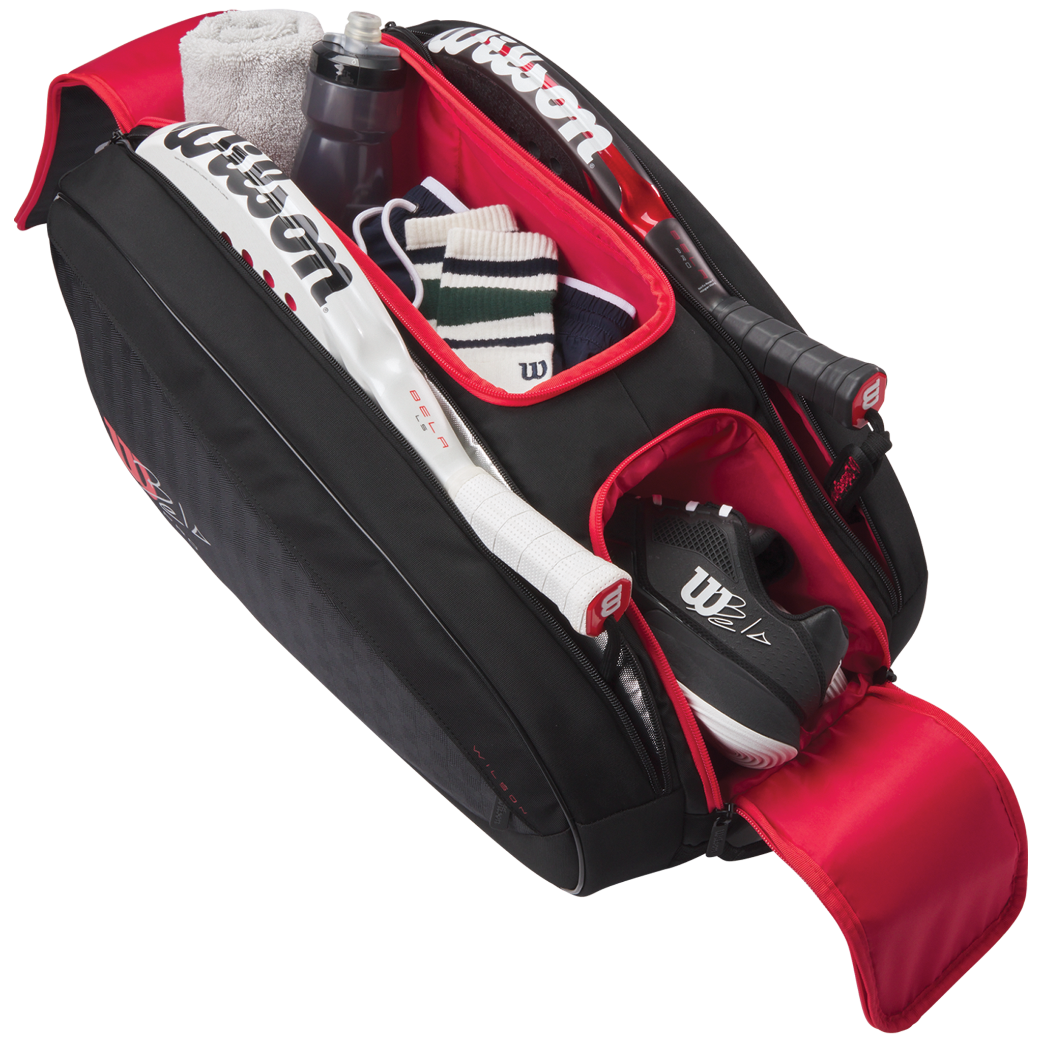 Wilson Bela V3 Padel Racket Bag Black/Red