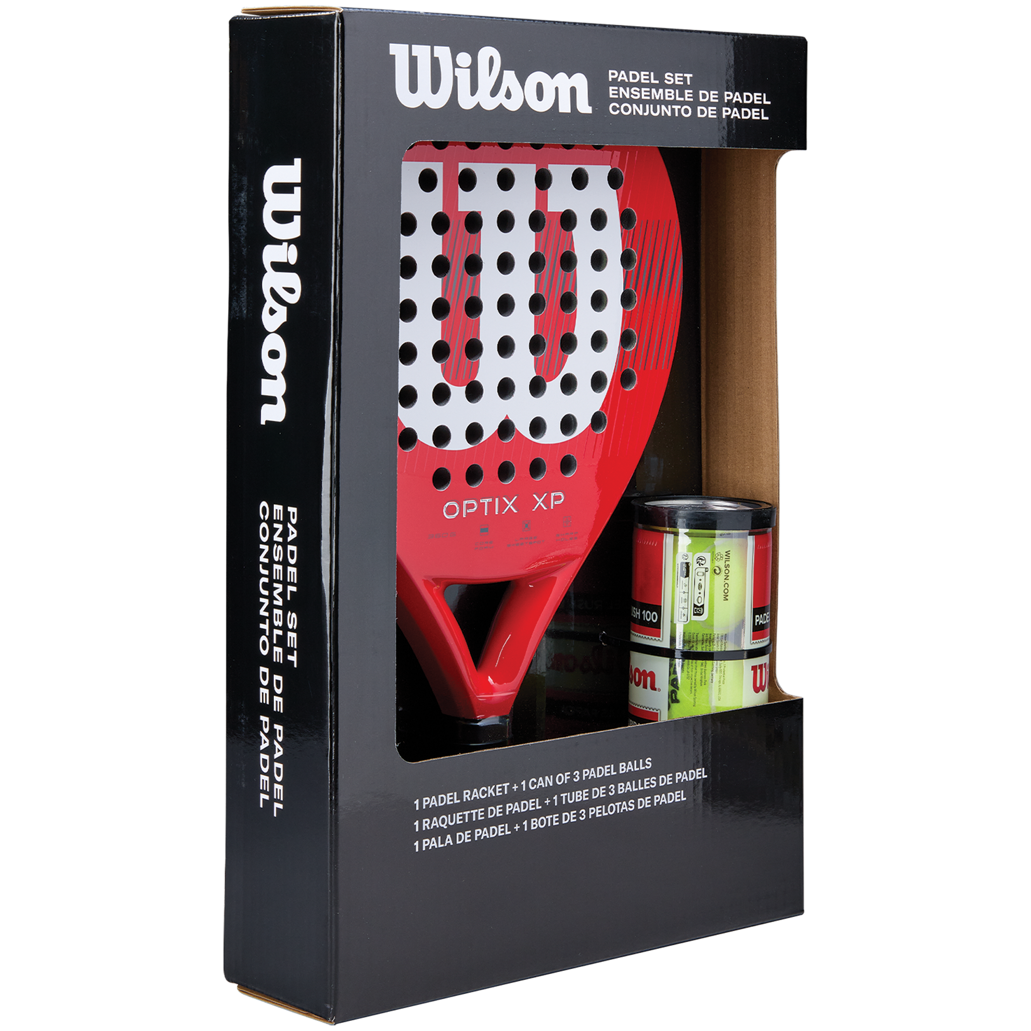 Wilson Optix XP Padel Kit Box Red