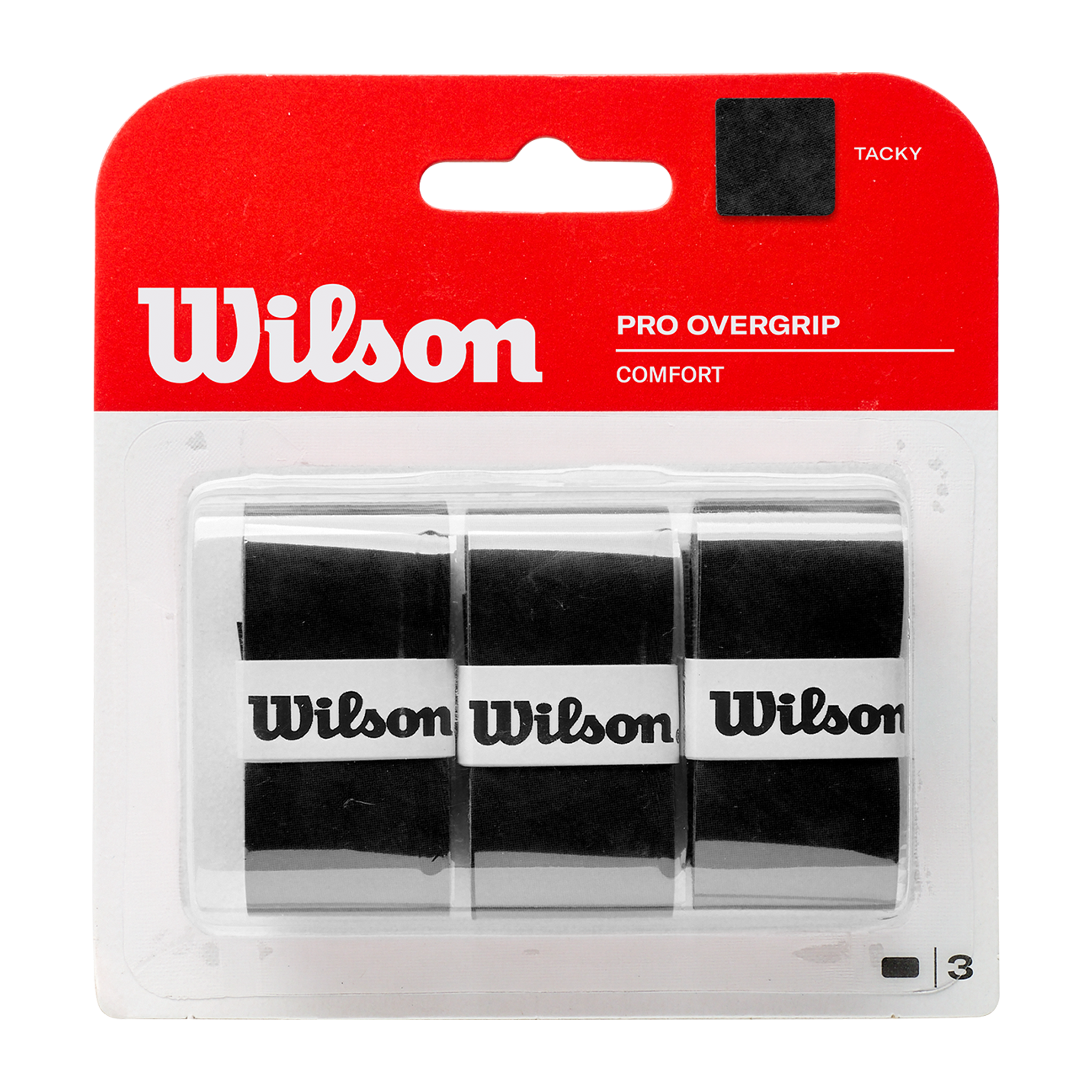 Wilson Pro Overgrip Black 3 Pack