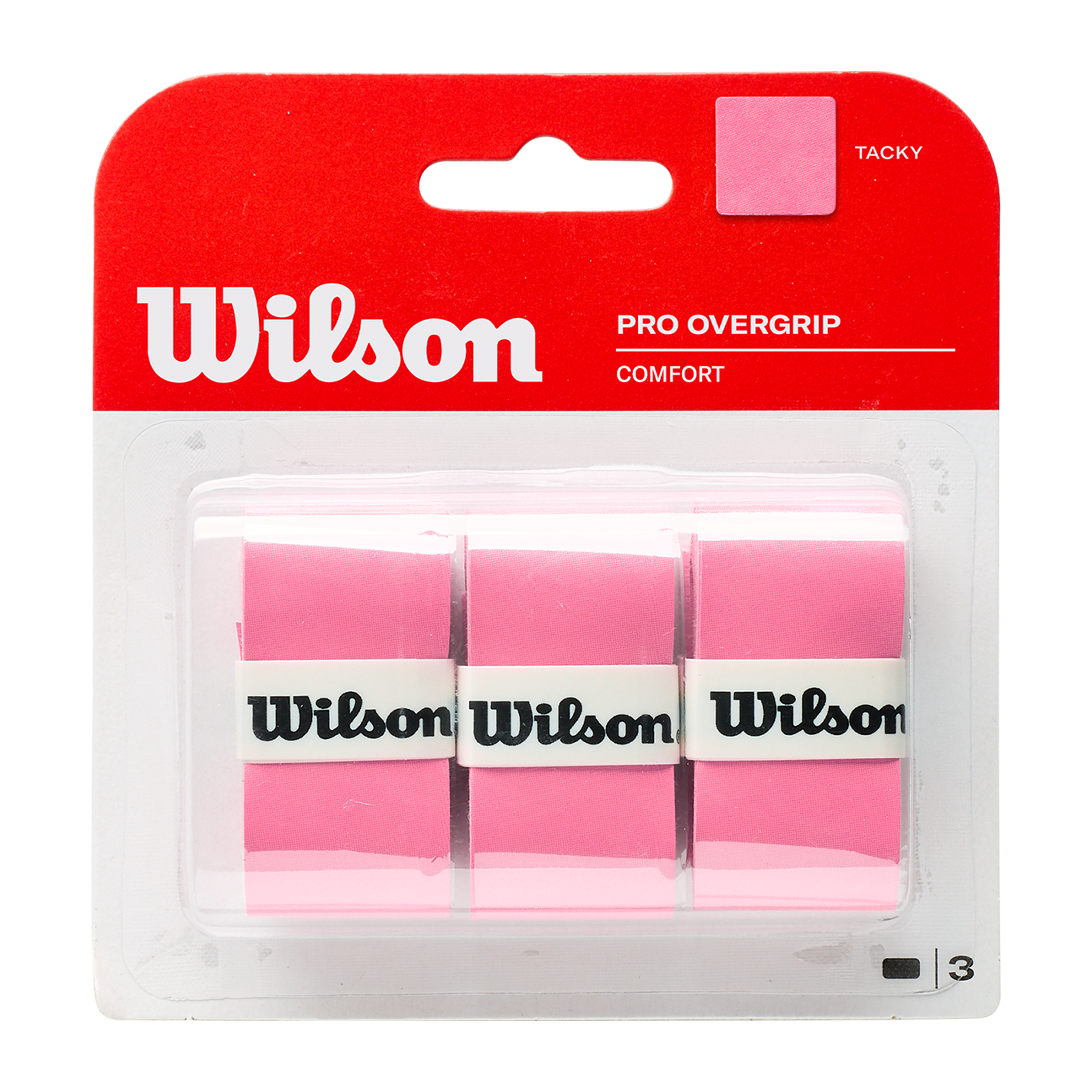 Wilson Pro Overgrip Pink 3 Pack