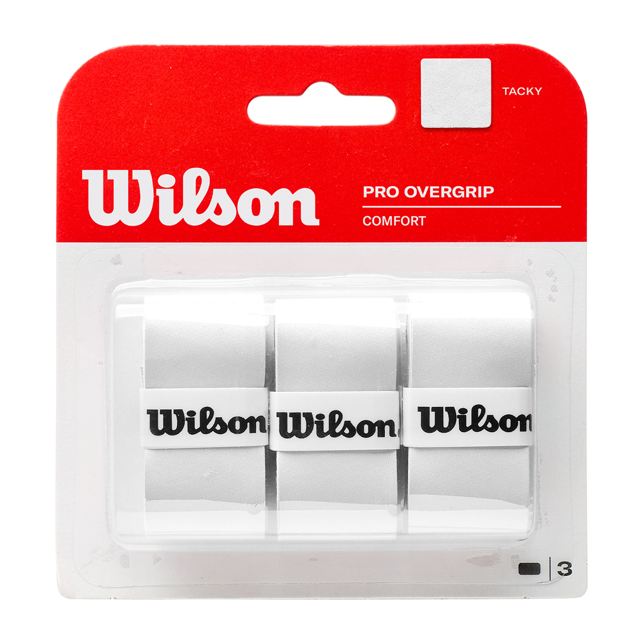 Wilson Pro Overgrip White 3 Pack