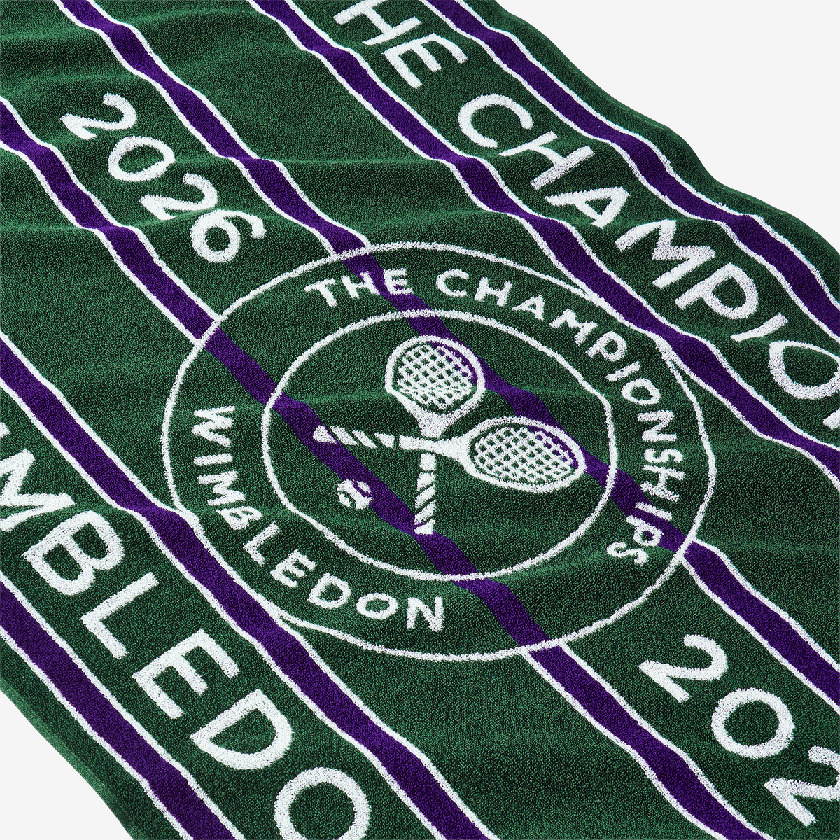 Christy Wimbledon Championship Towel 70x133 Green/Purple (2026)