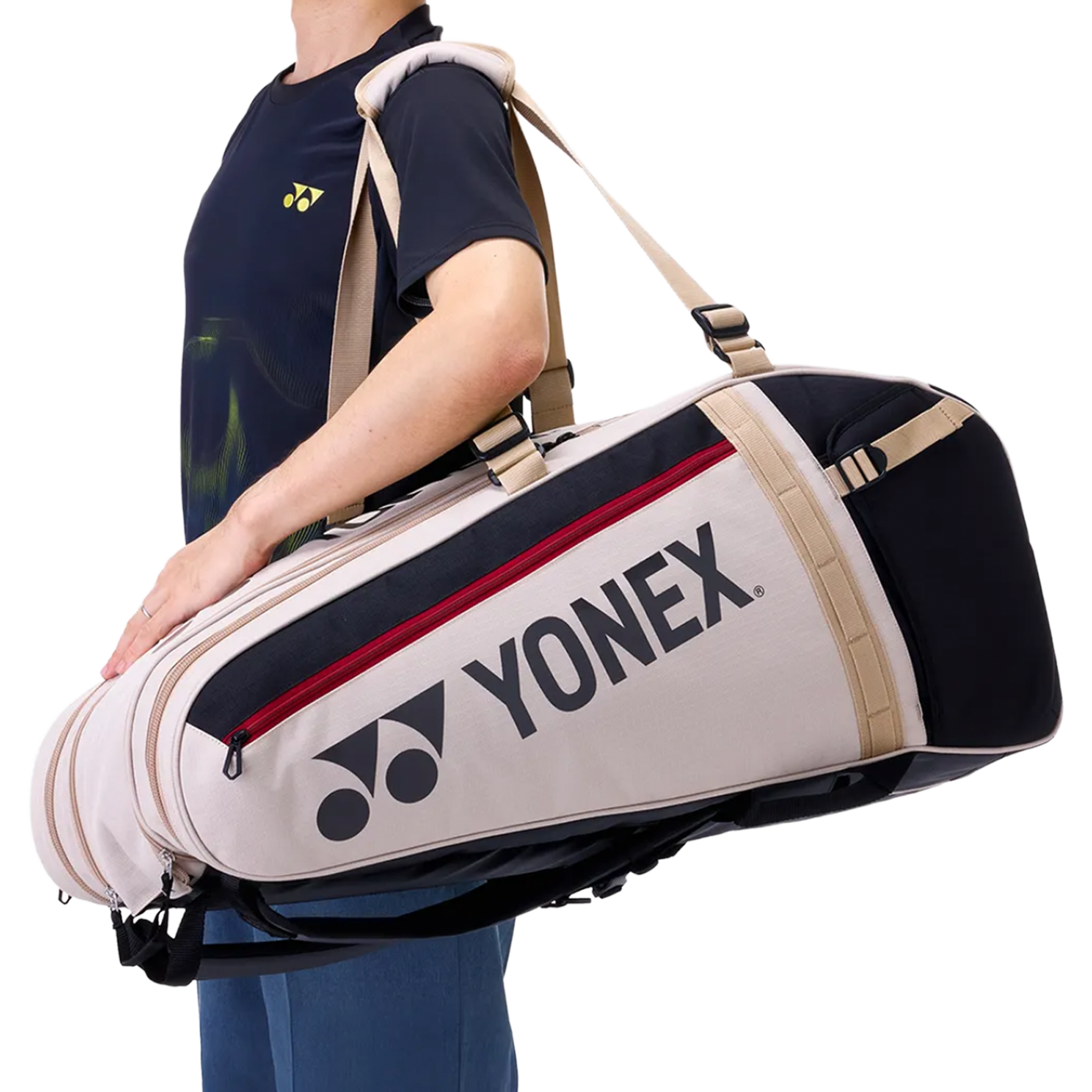 Yonex Gearlogic 9 Racket Bag Beige
